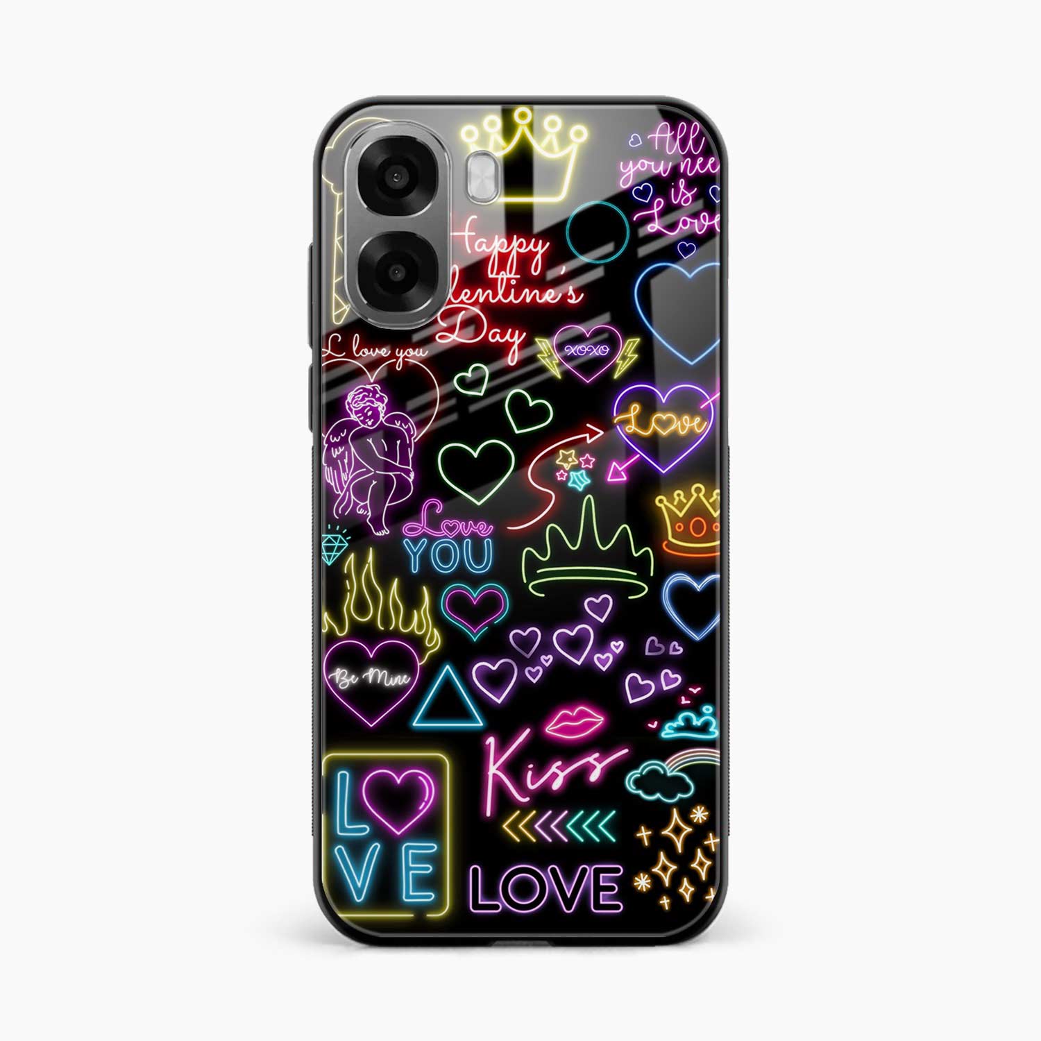 Neon Lights Oppo A6x 5G Back Cover