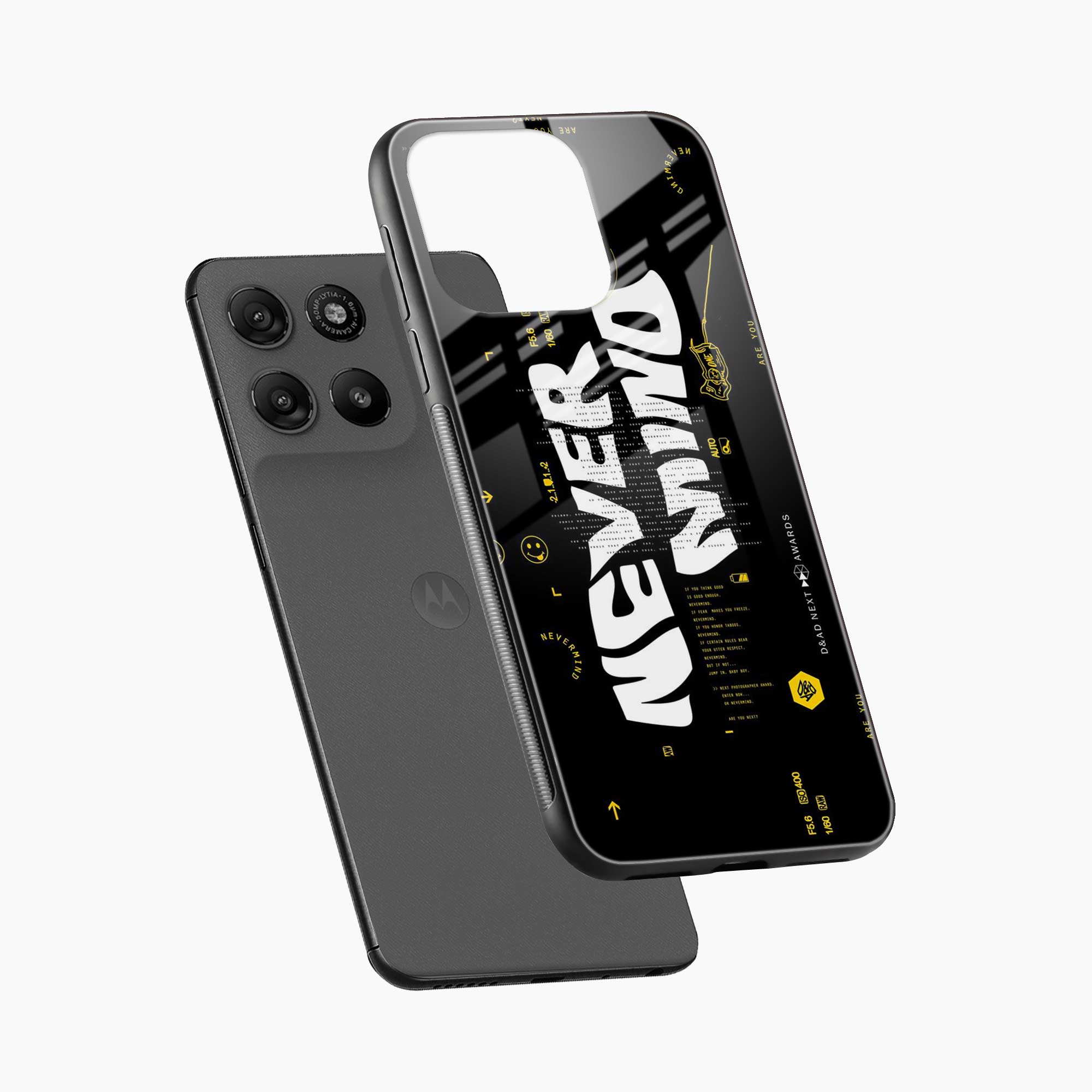 Never Mind Motorola G57 Power 5G Back Cover