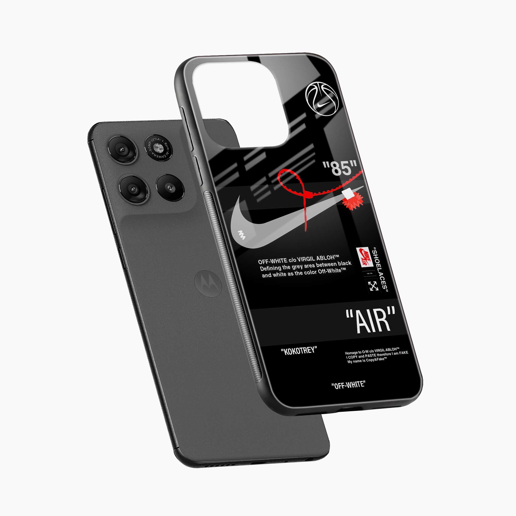 Off White Motorola G57 Power 5G Back Cover