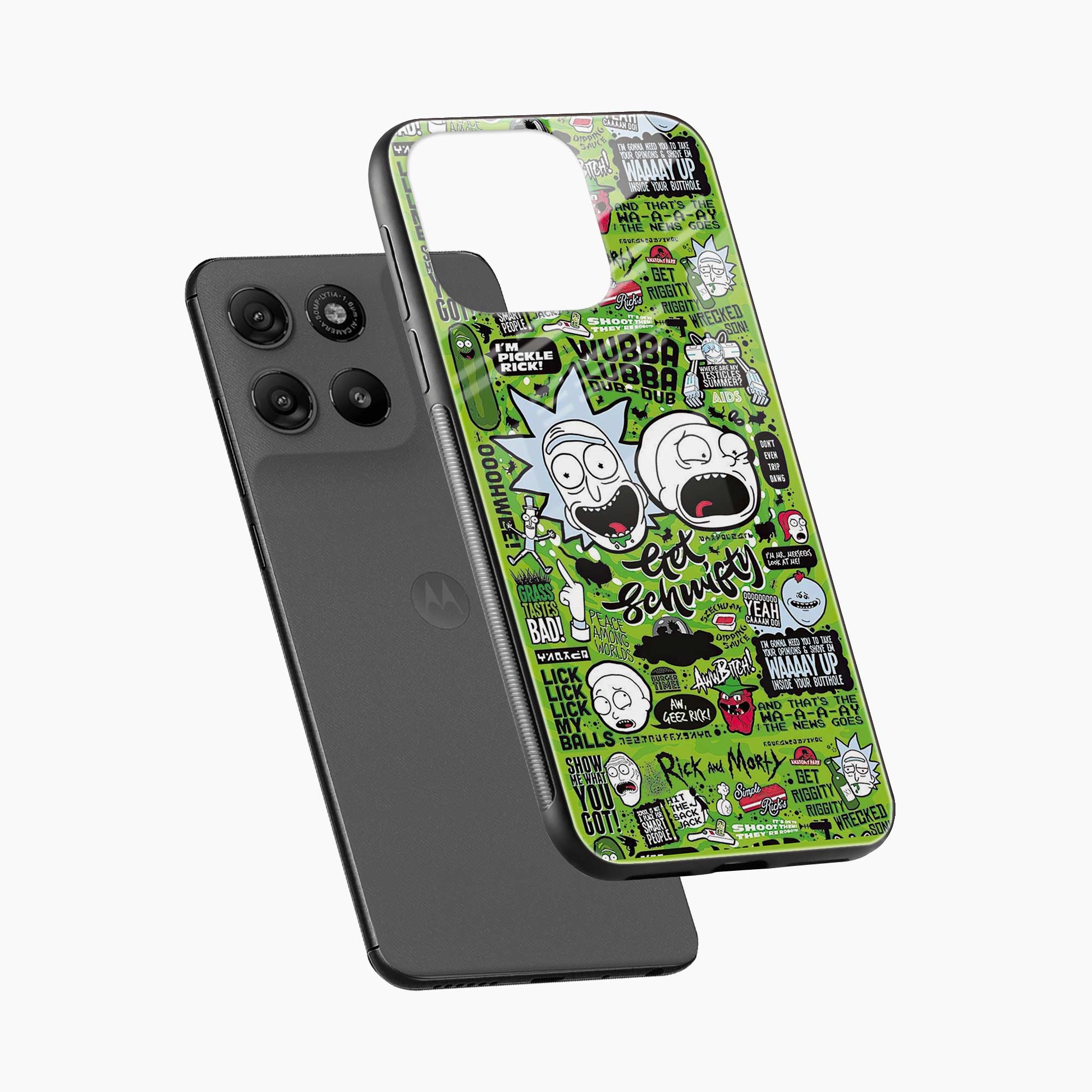 Rick And Morty Motorola G57 Power 5G Back Cover