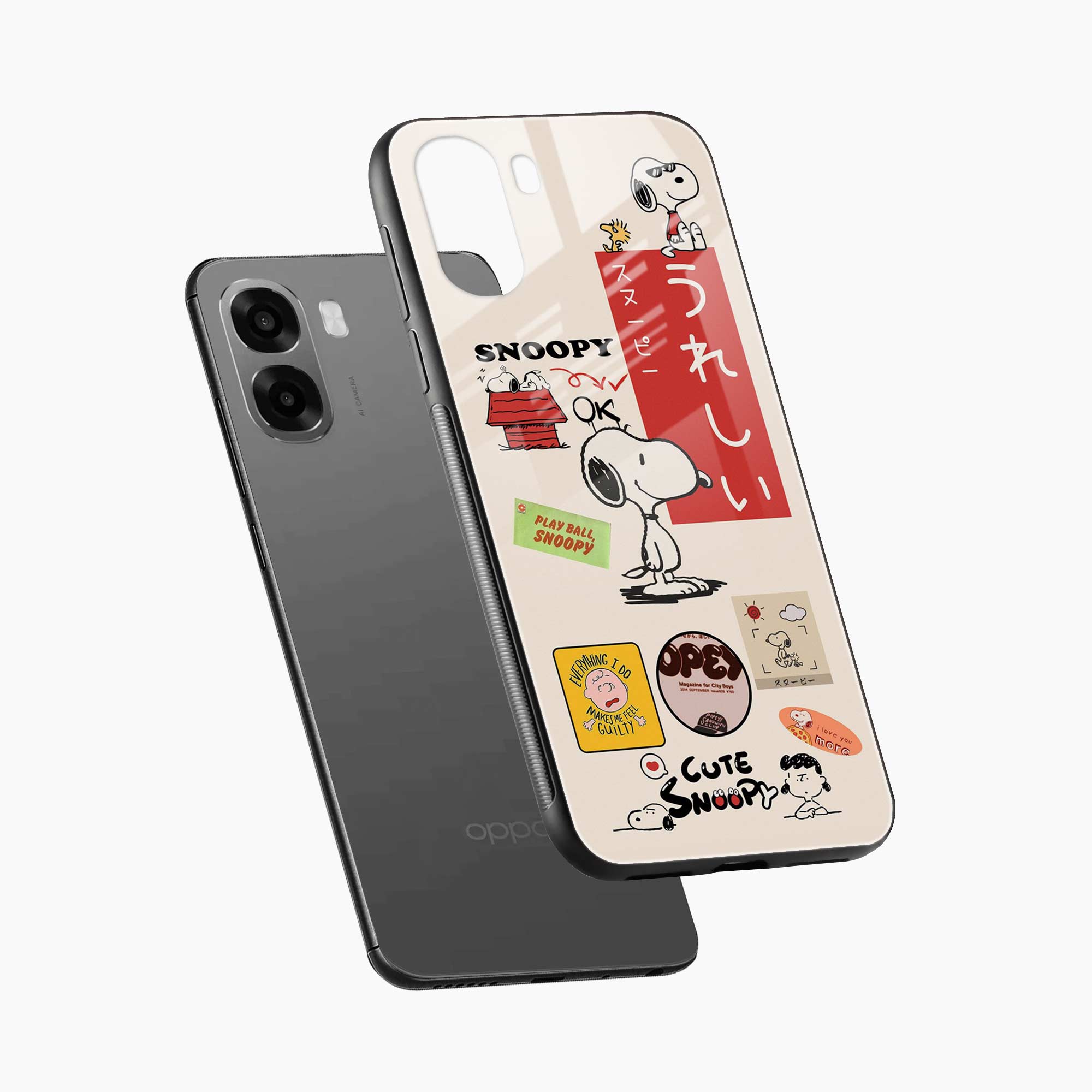 Snoopy Oppo A6x 5G Back Cover