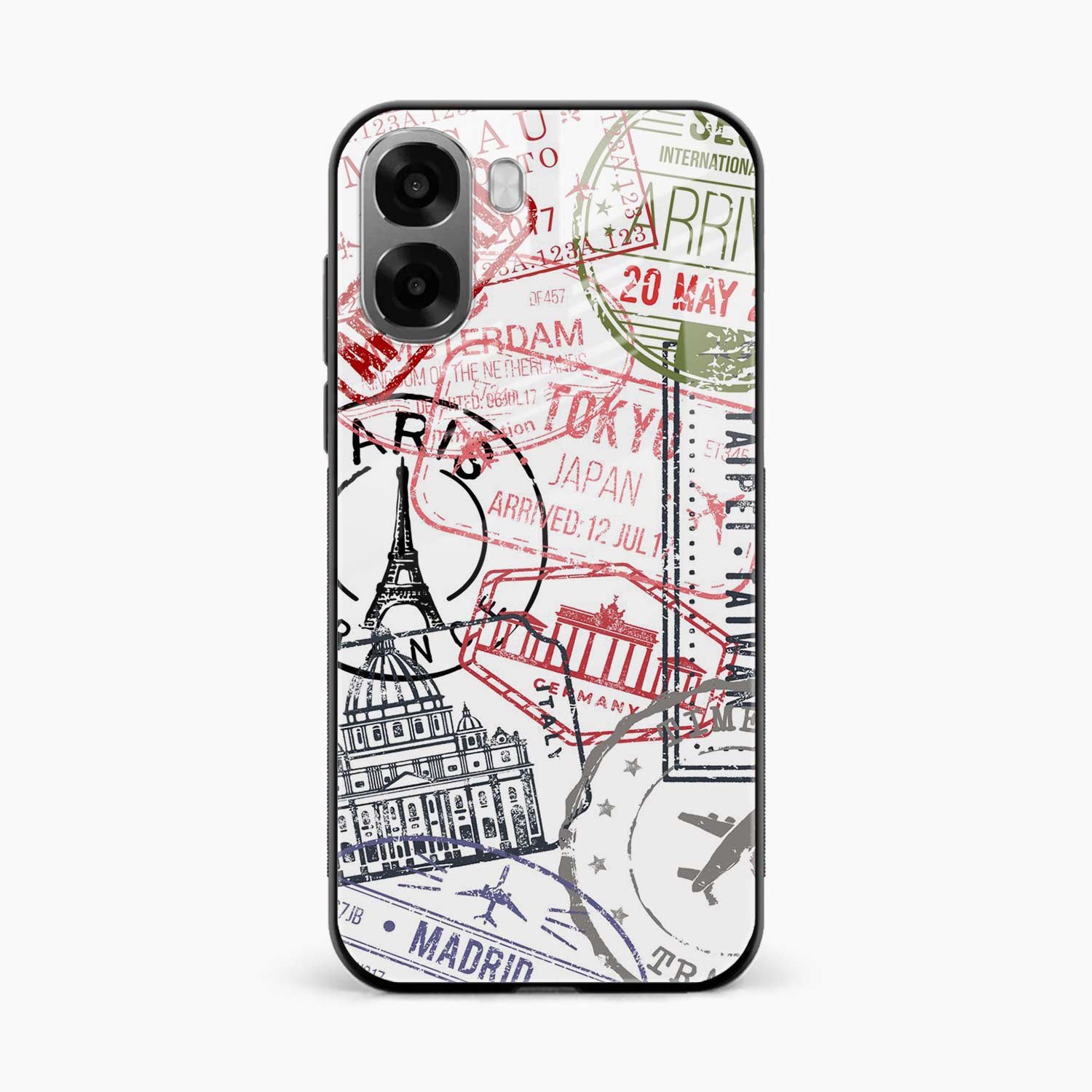 Stamp Oppo A6x 5G Back Cover