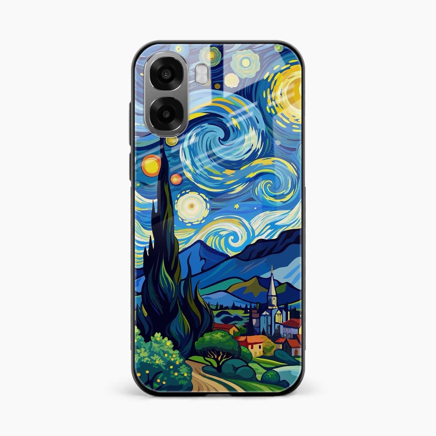 Starry Night Oppo A6x 5G Back Cover