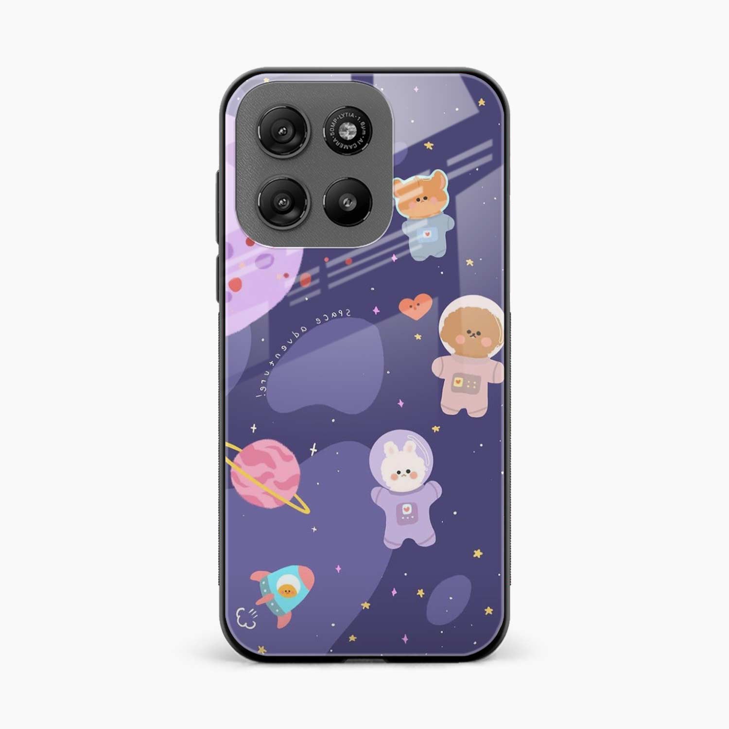 Teddy Space Motorola G57 Power 5G Back Cover