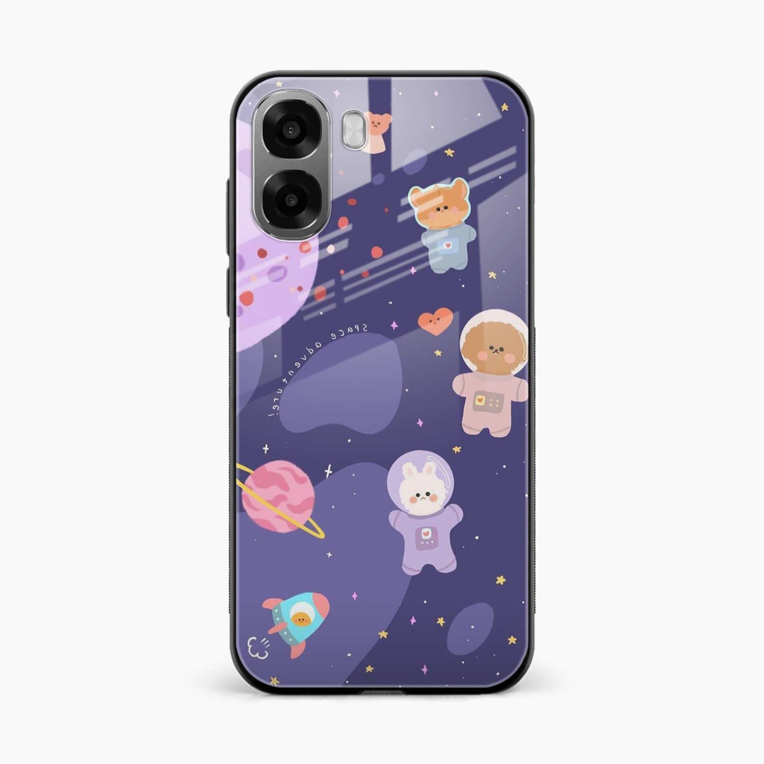 Teddy Space Oppo A6x 5G Back Cover
