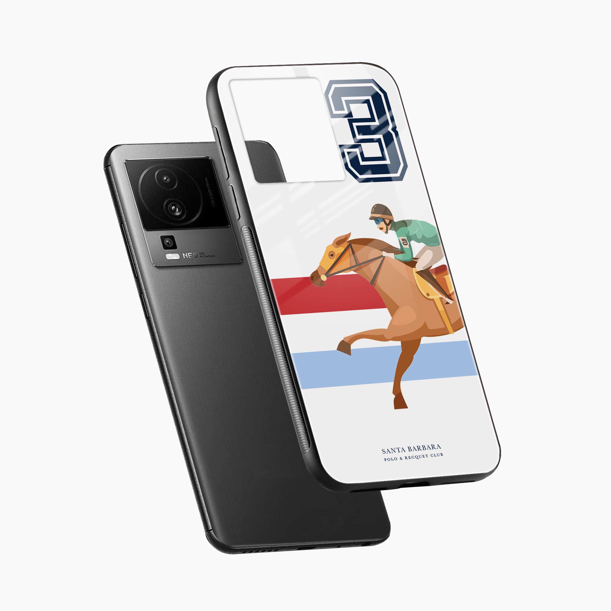 3d Santa Barbara Polo Iqoo Neo 7 Pro 5G Back Cover