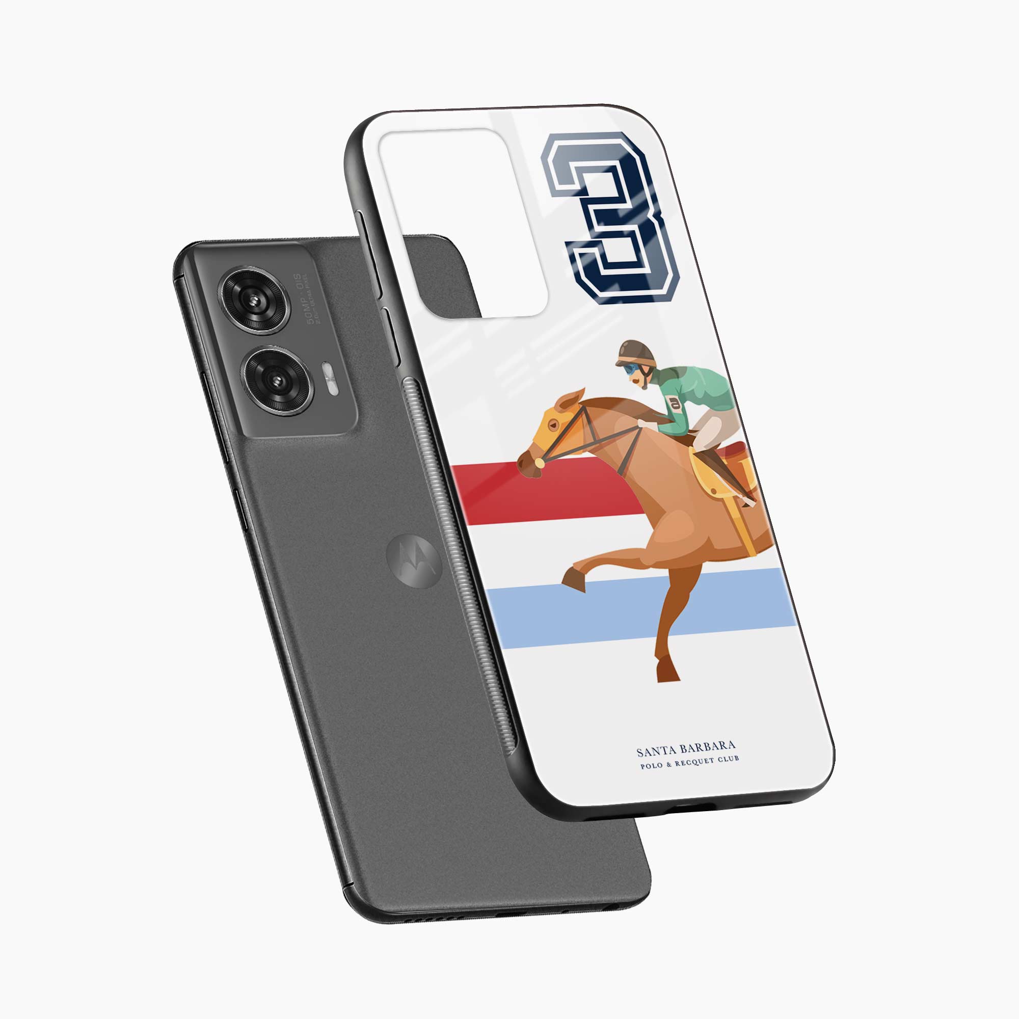 3d Santa Barbara Polo Motorola G96 5G Back Cover