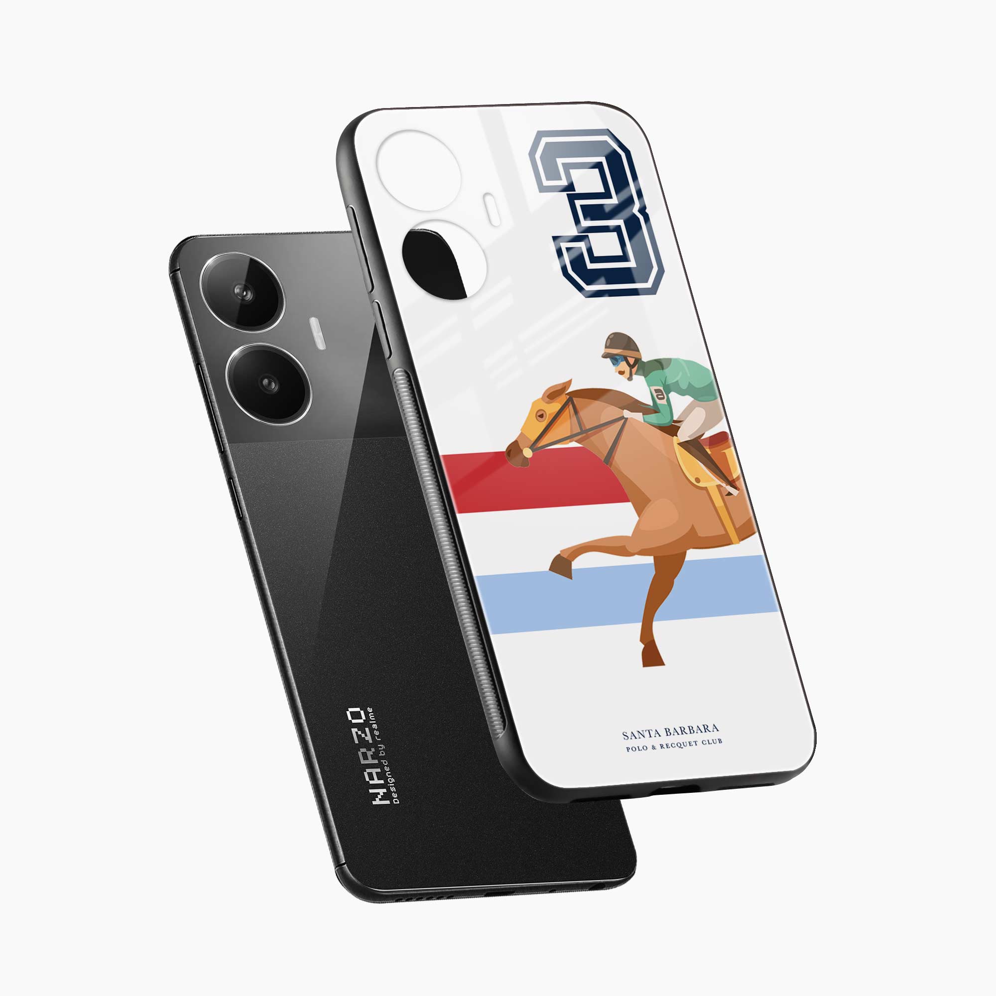 3d Santa Barbara Polo Realme Narzo N55 Back Cover
