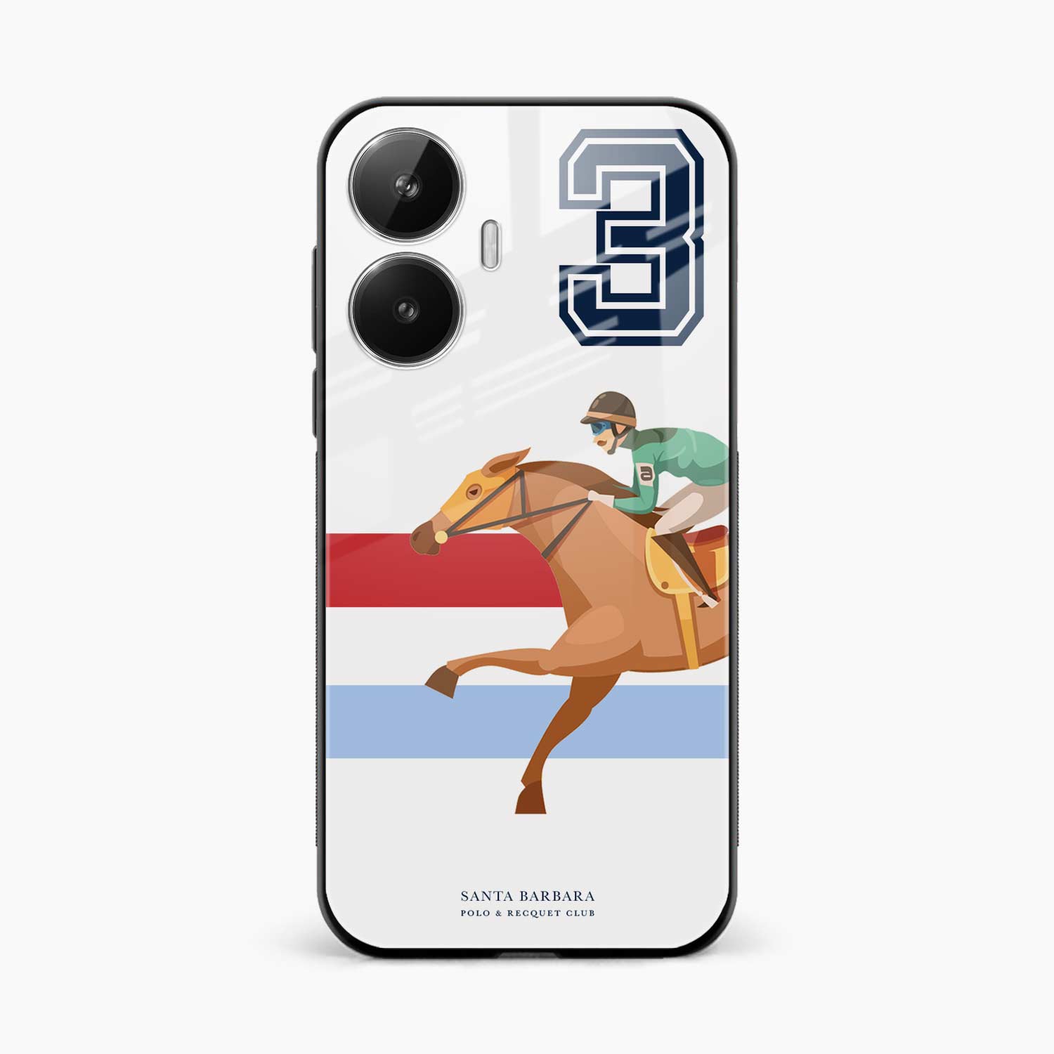 3d Santa Barbara Polo Realme Narzo N55 Back Cover