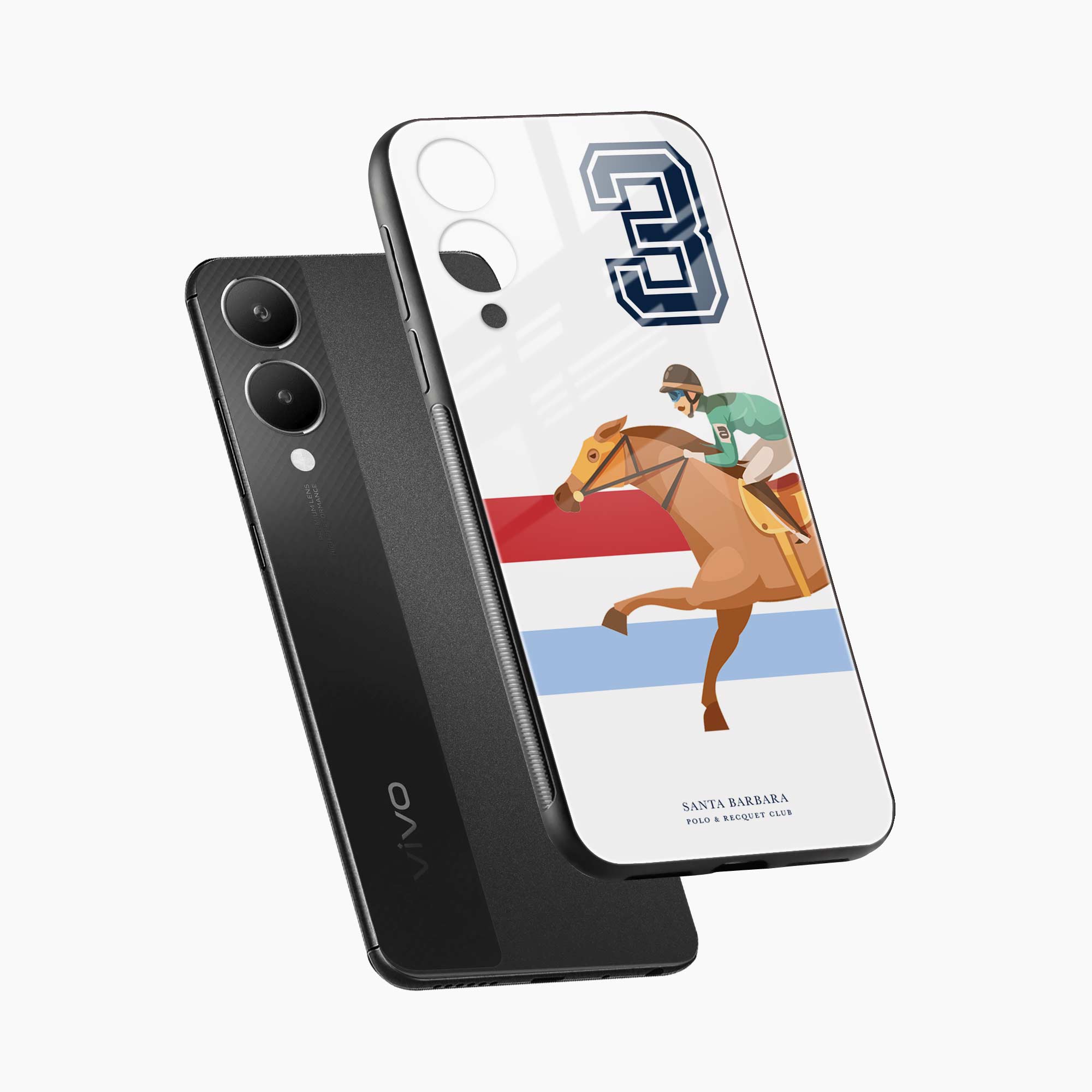 3d Santa Barbara Polo Vivo Y28 5G Back Cover