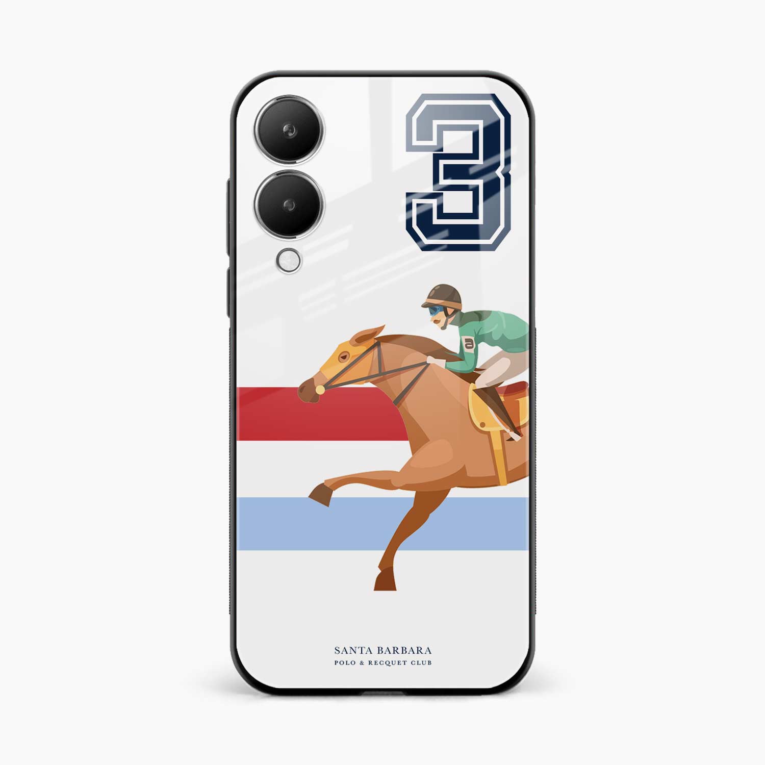 3d Santa Barbara Polo Vivo Y28 5G Back Cover