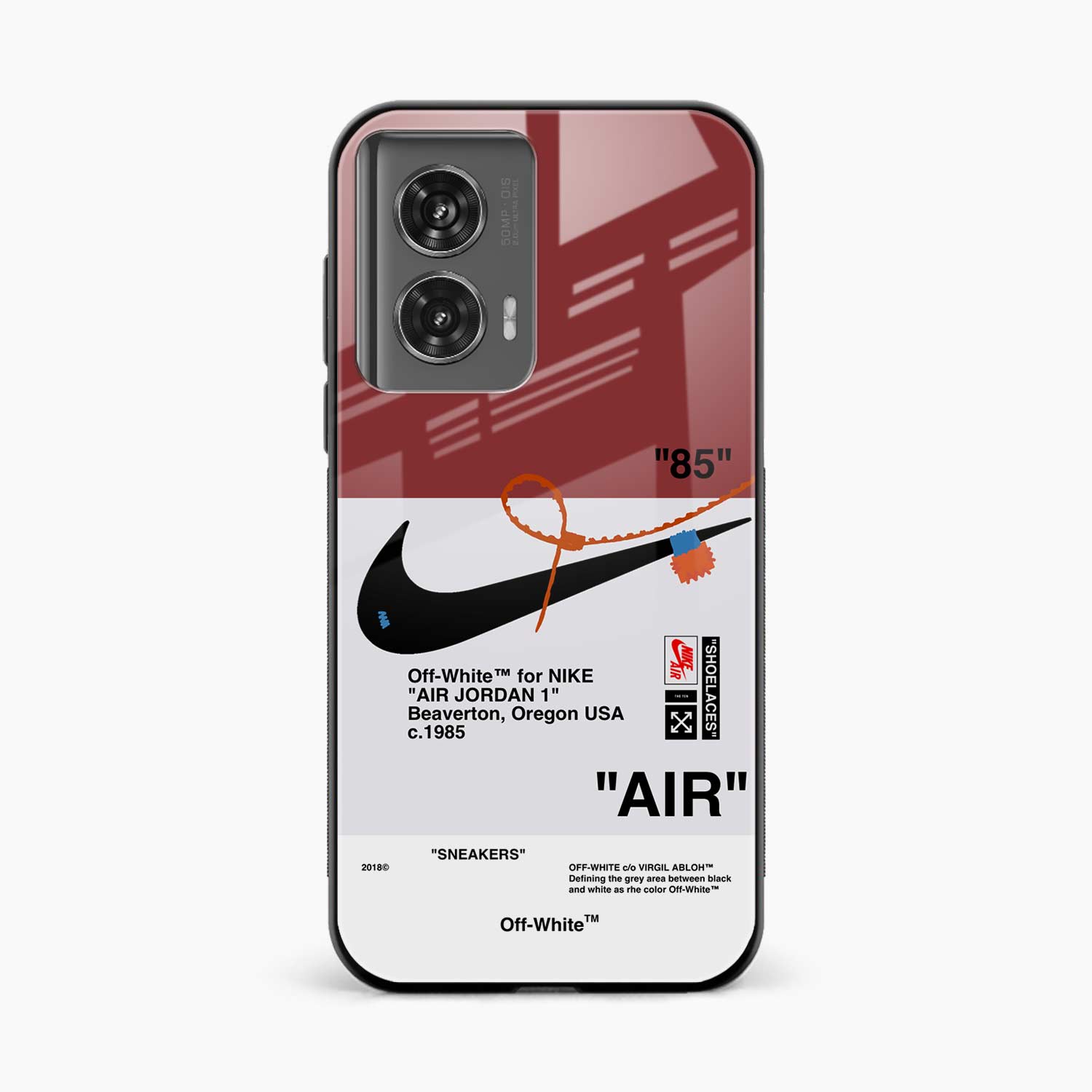 Air Off White Motorola G96 5G Back Cover