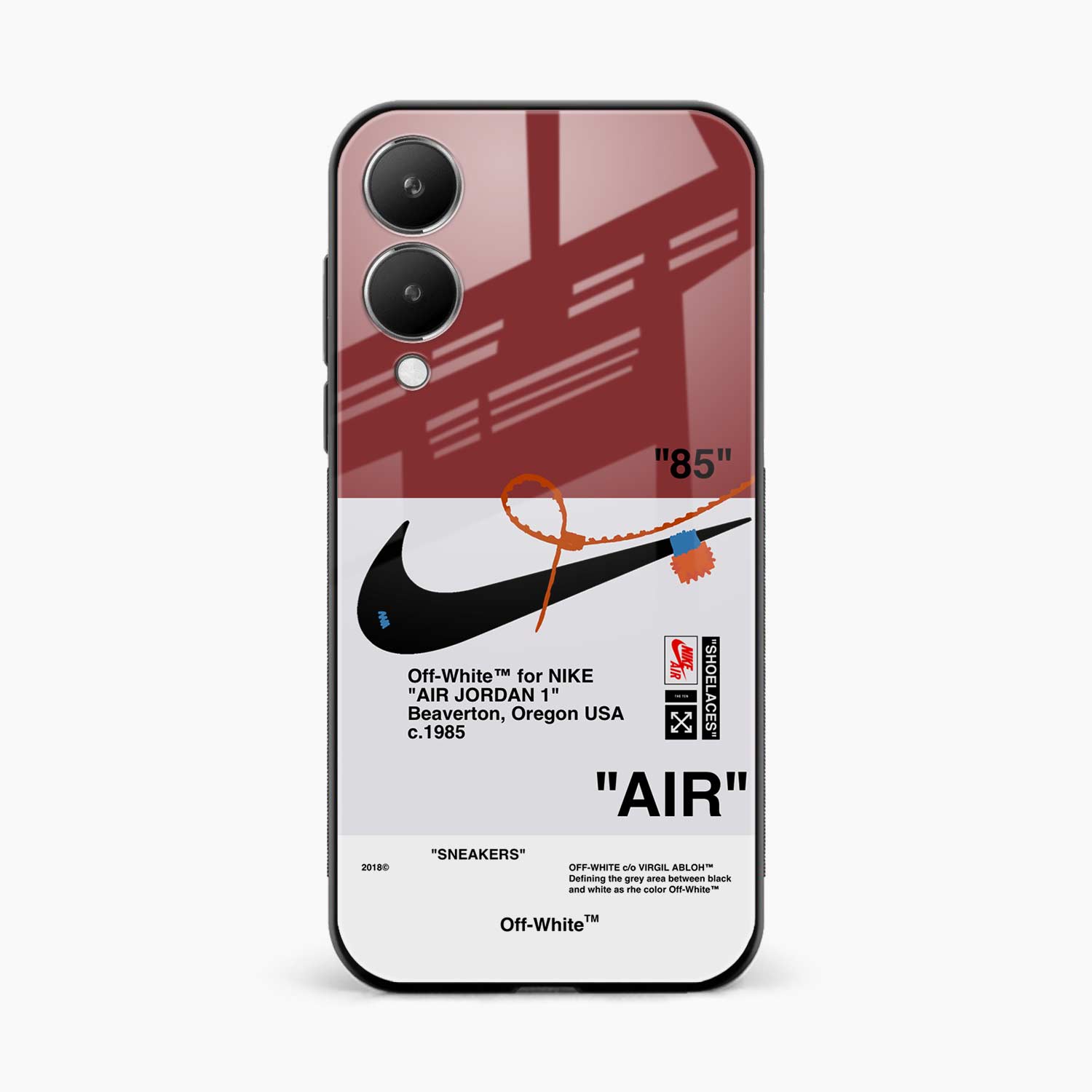 Air Off White Vivo Y28 5G Back Cover