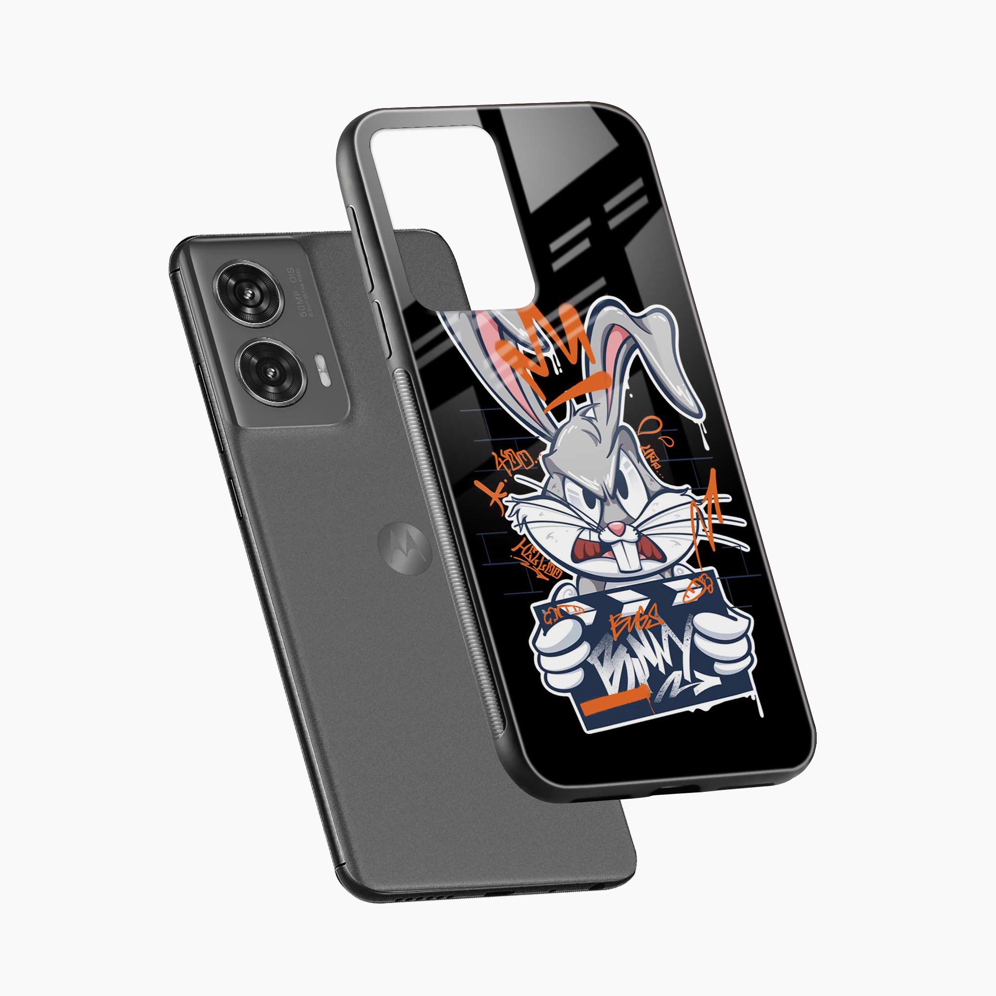 Angry Bunny Motorola G96 5G Back Cover