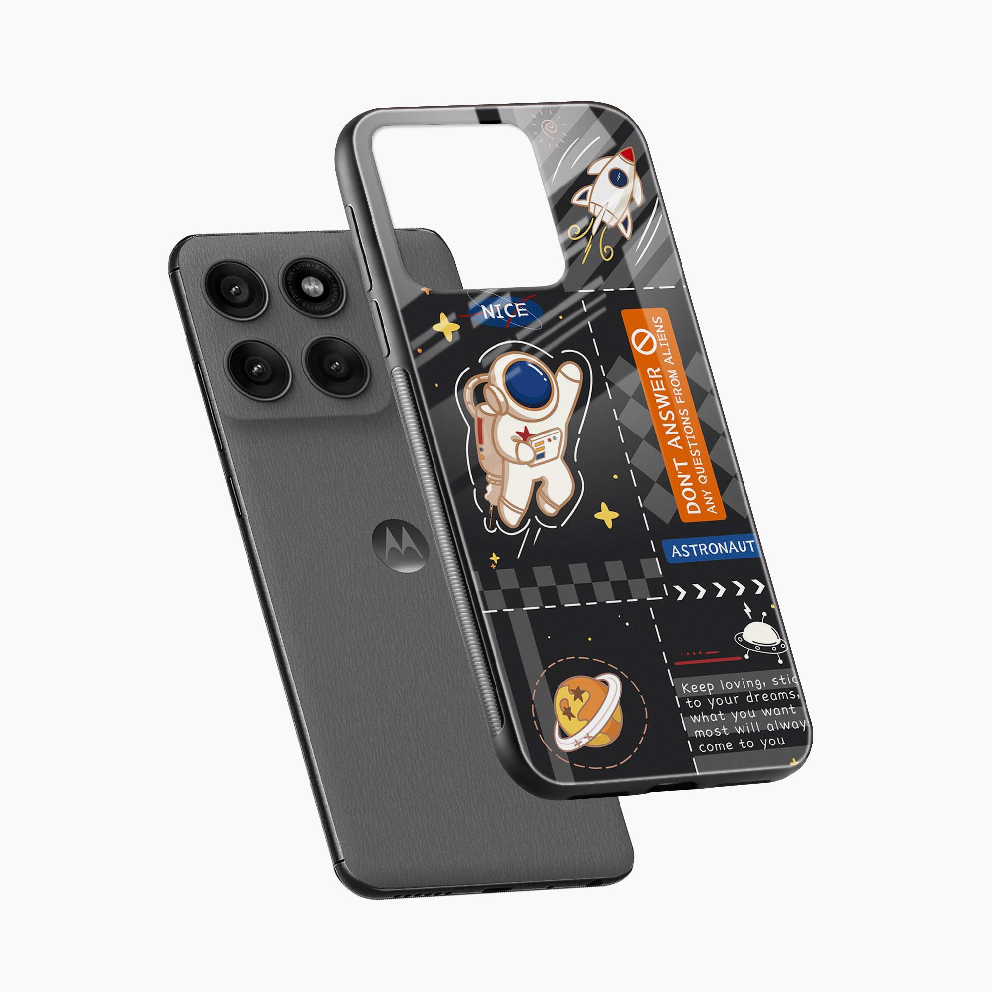 Astronaut Motorola Edge 60 5G Back Cover