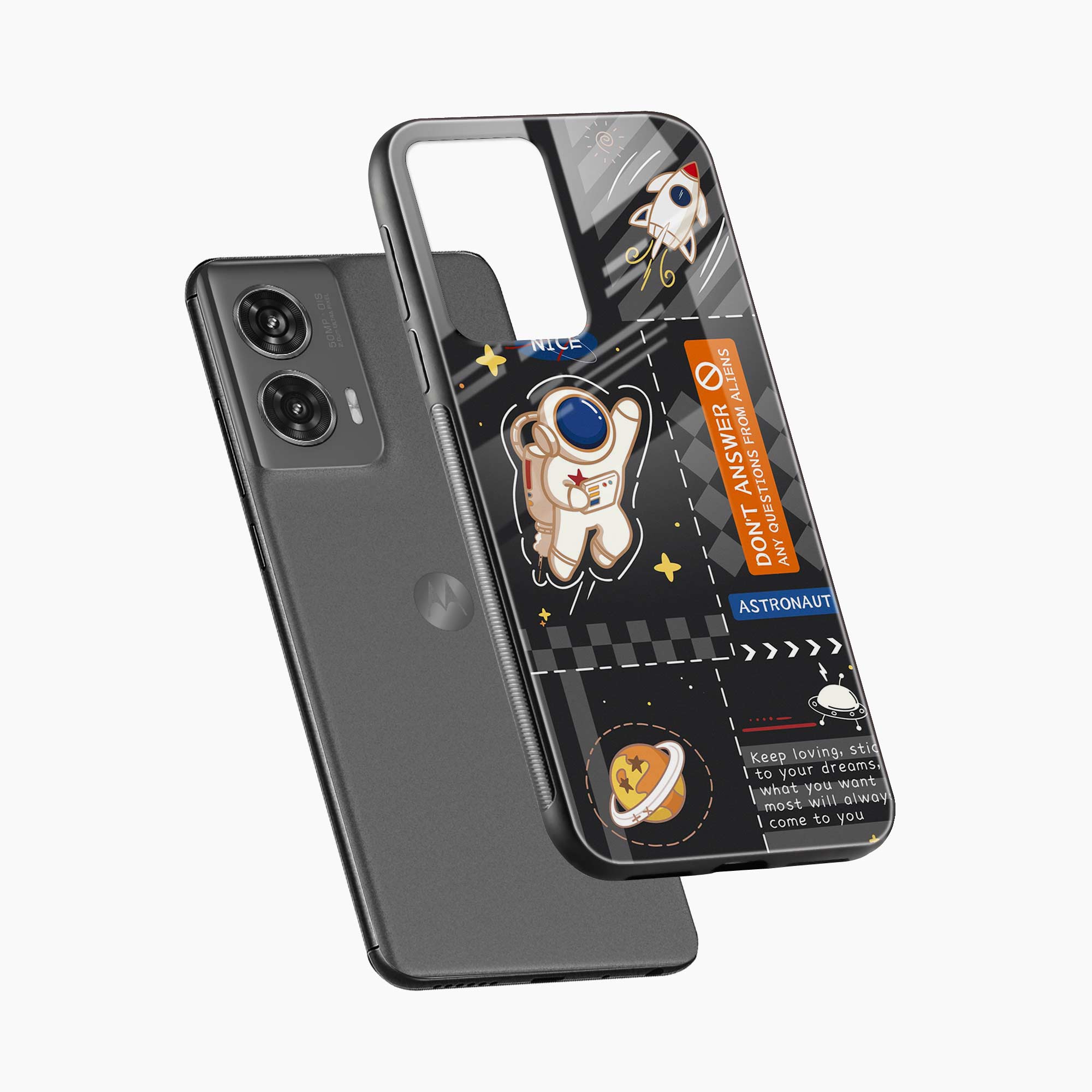 Astronaut Motorola G96 5G Back Cover