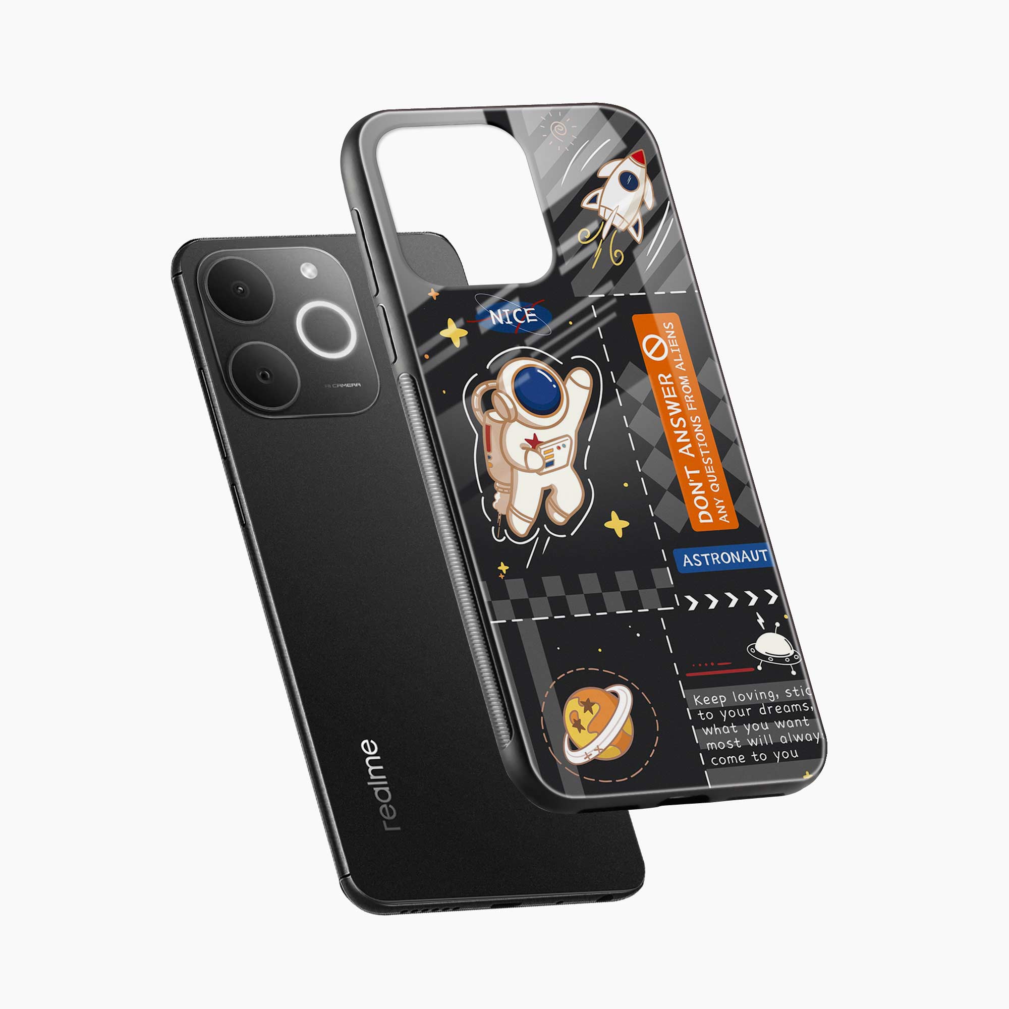 Astronaut Realme Narzo 80 Lite 4G Back Cover