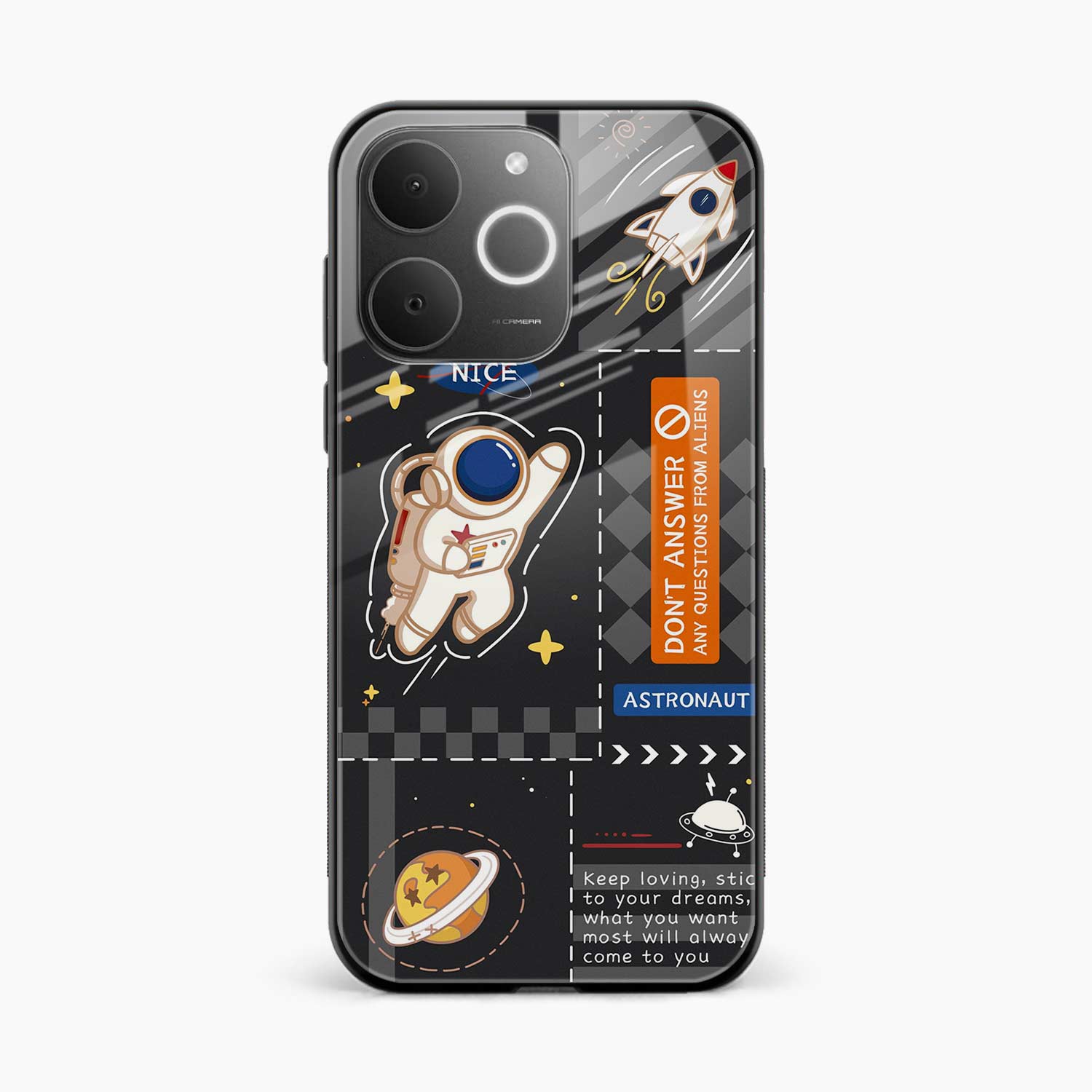 Astronaut Realme Narzo 80 Lite 4G Back Cover