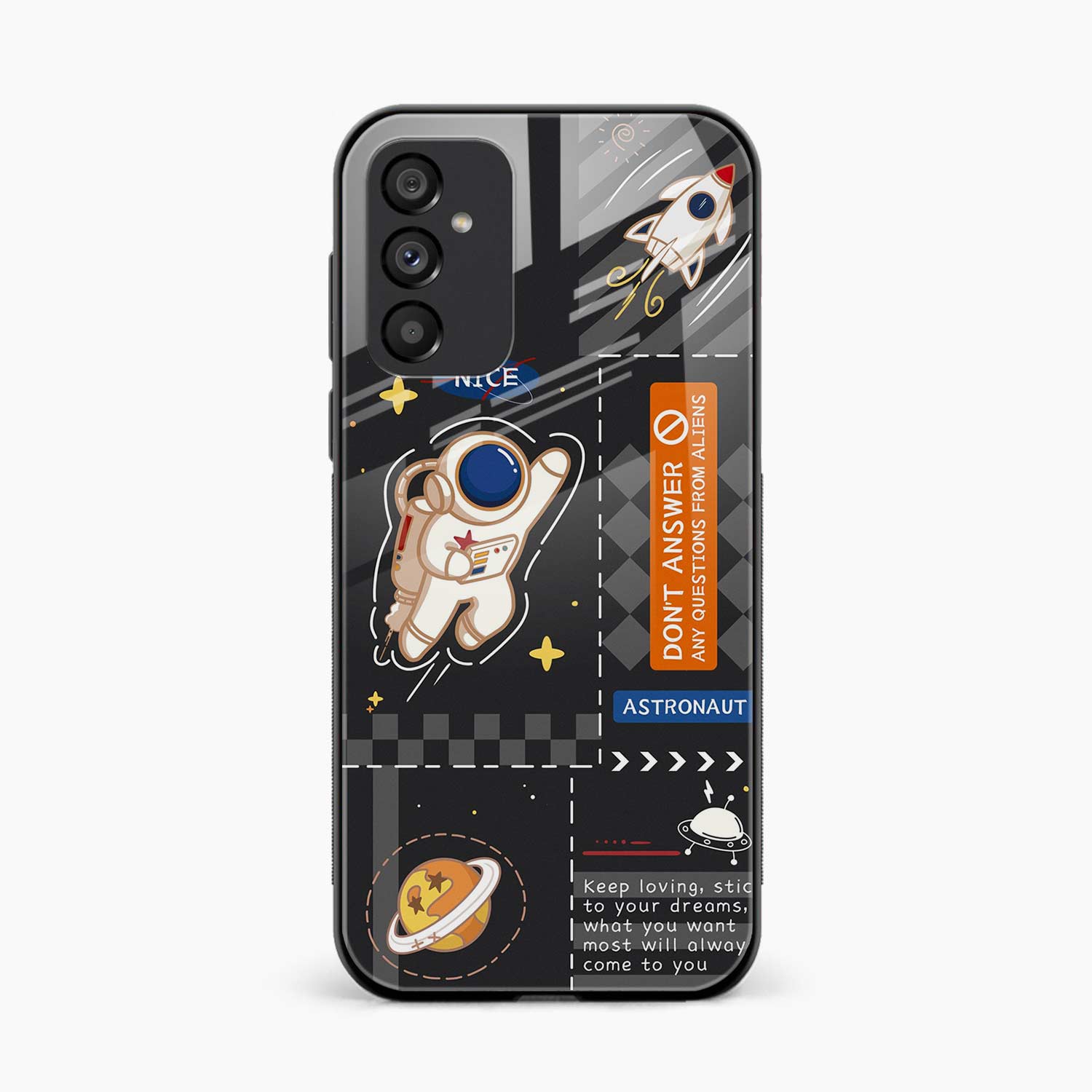Astronaut Samsung S25 FE Back Cover