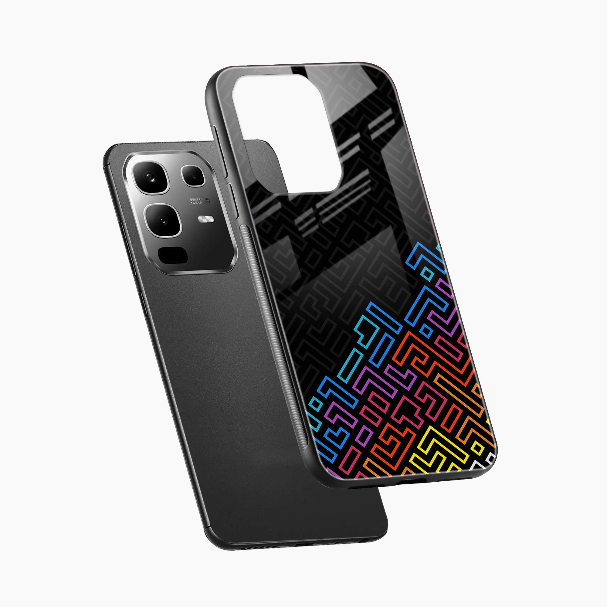 Black Maze Infinix Note 50s 5G Plus Back Cover