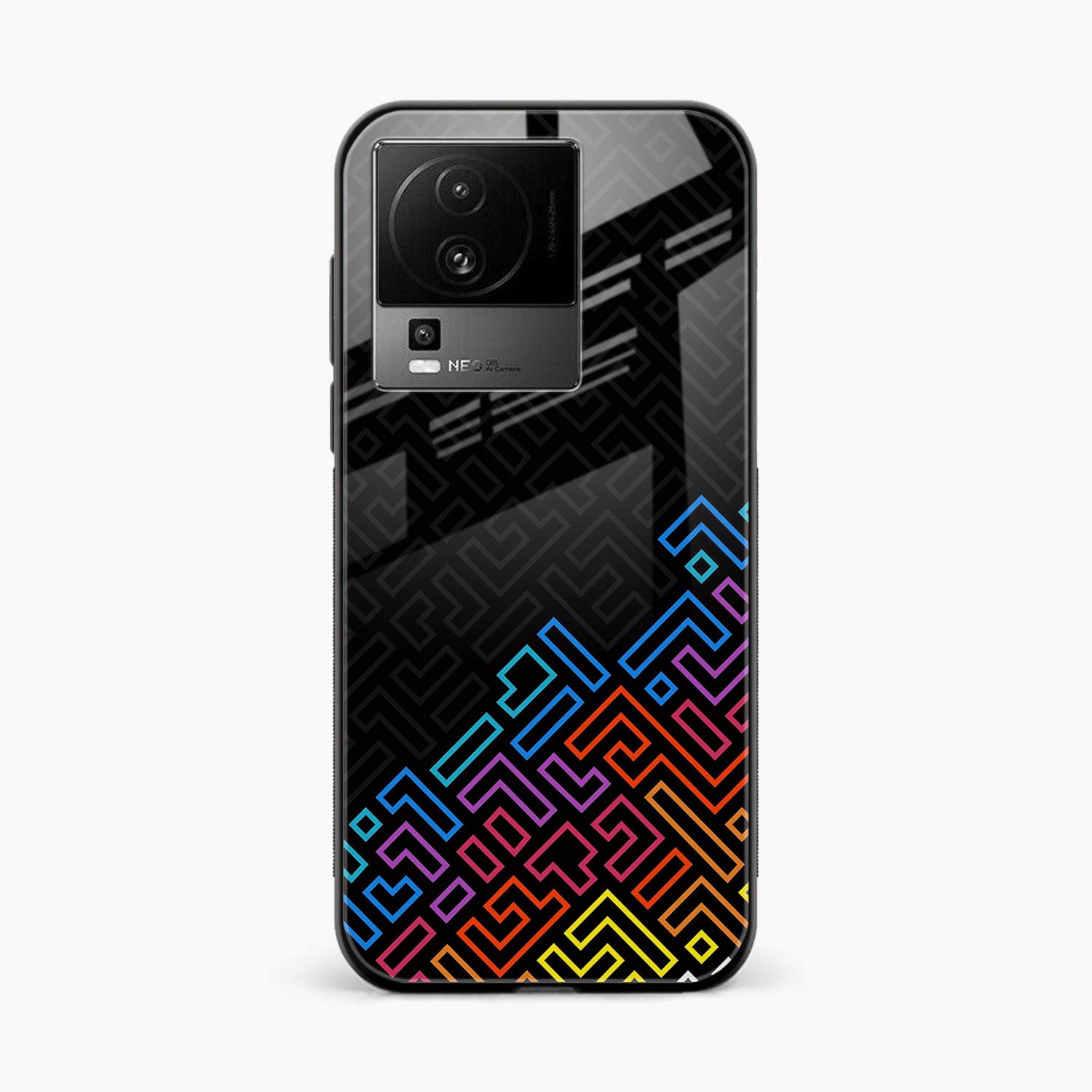 Black Maze Iqoo Neo 7 Pro 5G Back Cover