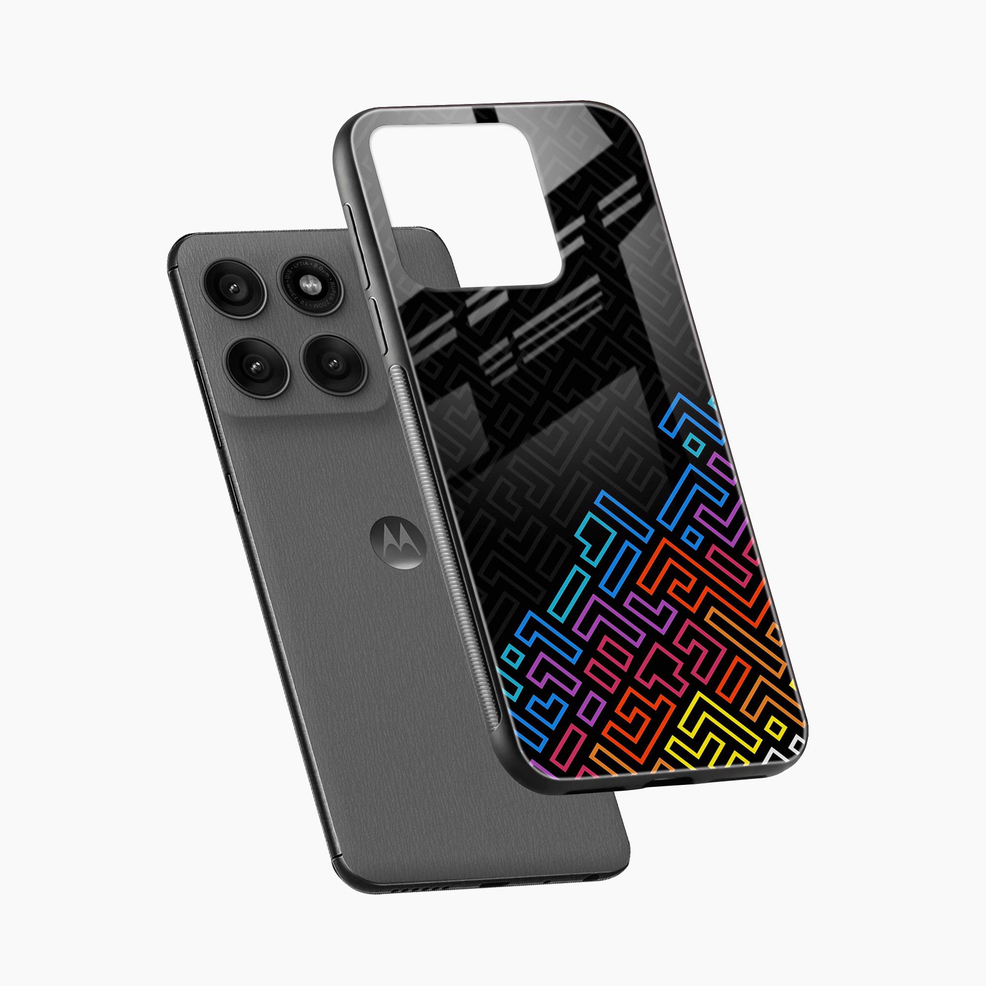 Black Maze Motorola Edge 60 5G Back Cover