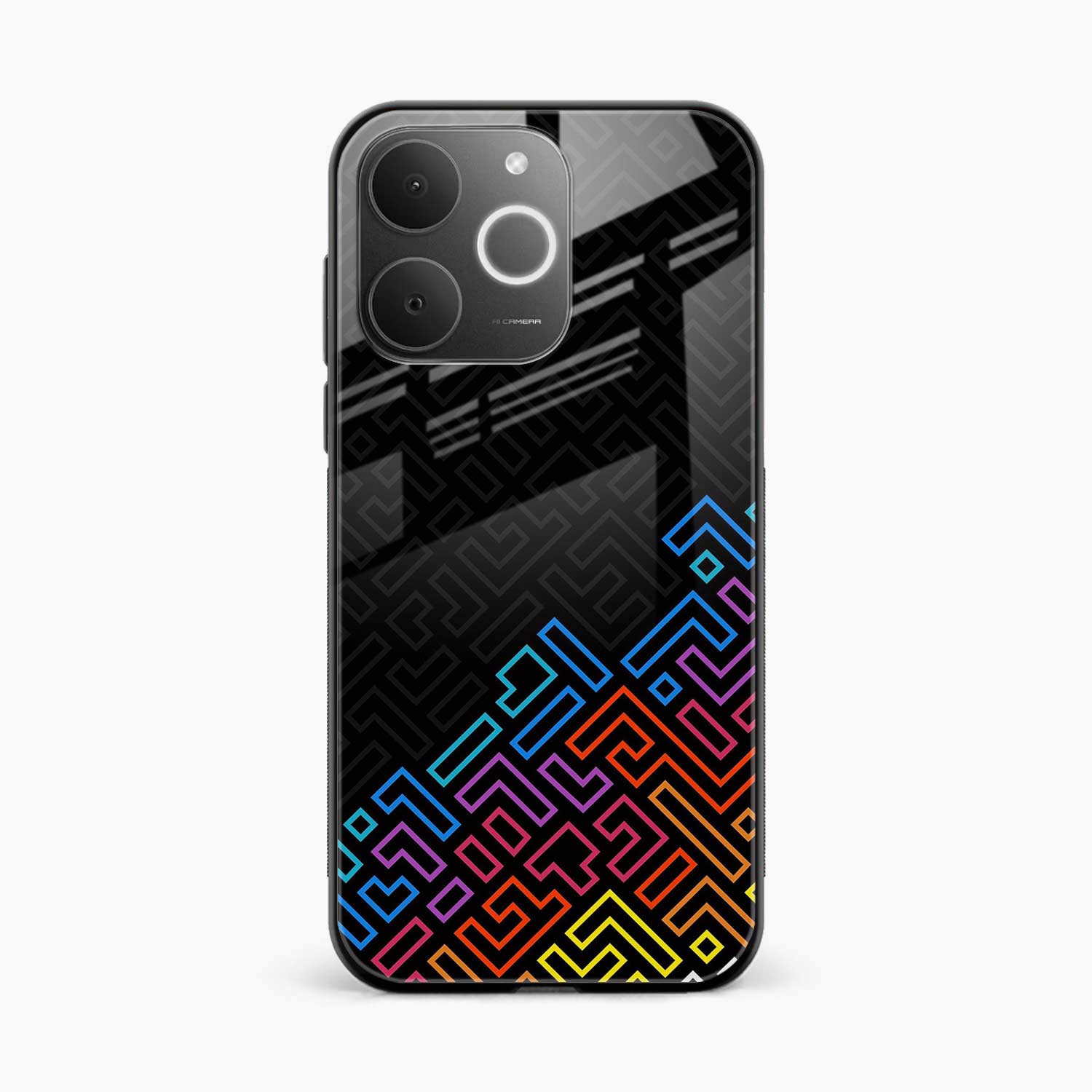 Black Maze Realme C71 4G Back Cover