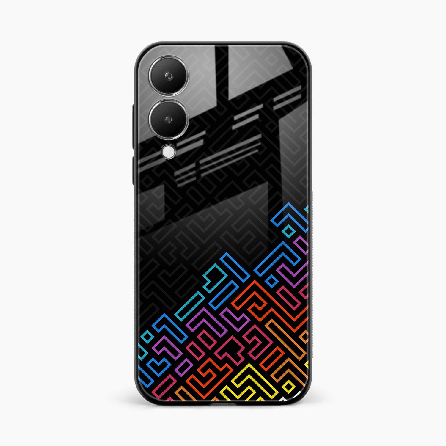 Black Maze Vivo Y28 5G Back Cover
