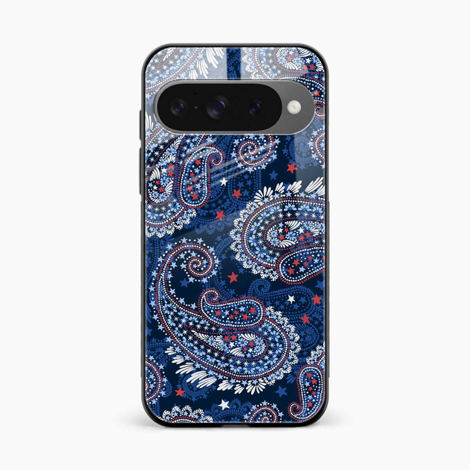 Blue Colored Classical Pattern Google Pixel 10 Back Cover