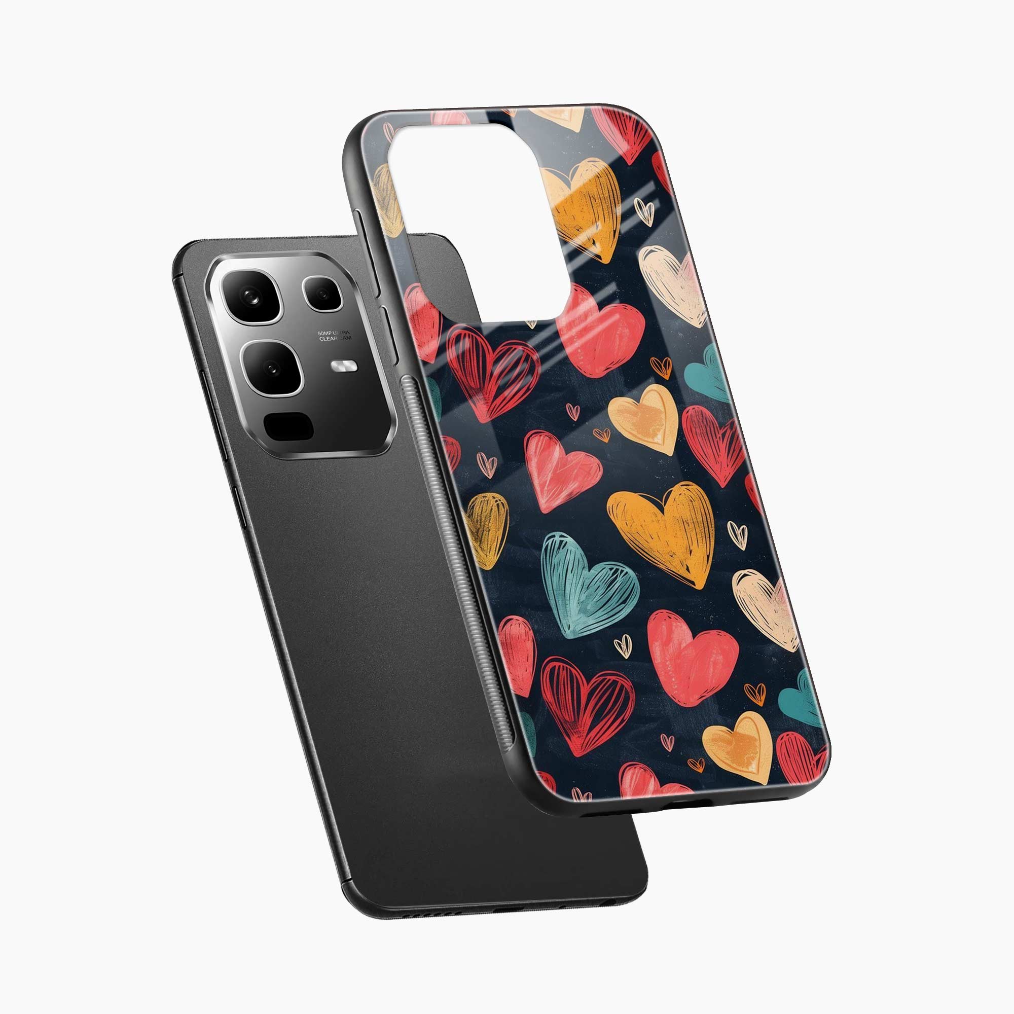 Colorful Hearts Infinix Note 50s 5G Plus Back Cover