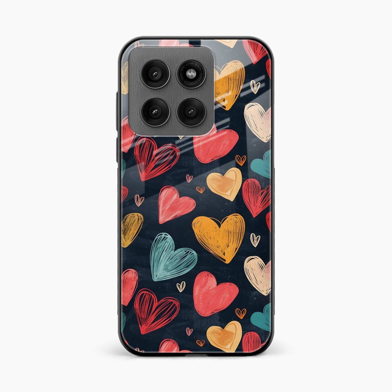 Colorful Hearts Motorola Edge 60 5G Back Cover