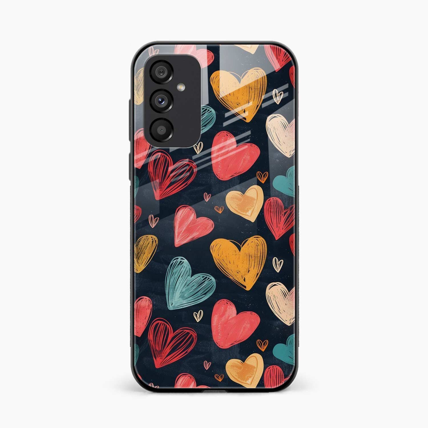 Colorful Hearts Samsung S25 FE Back Cover