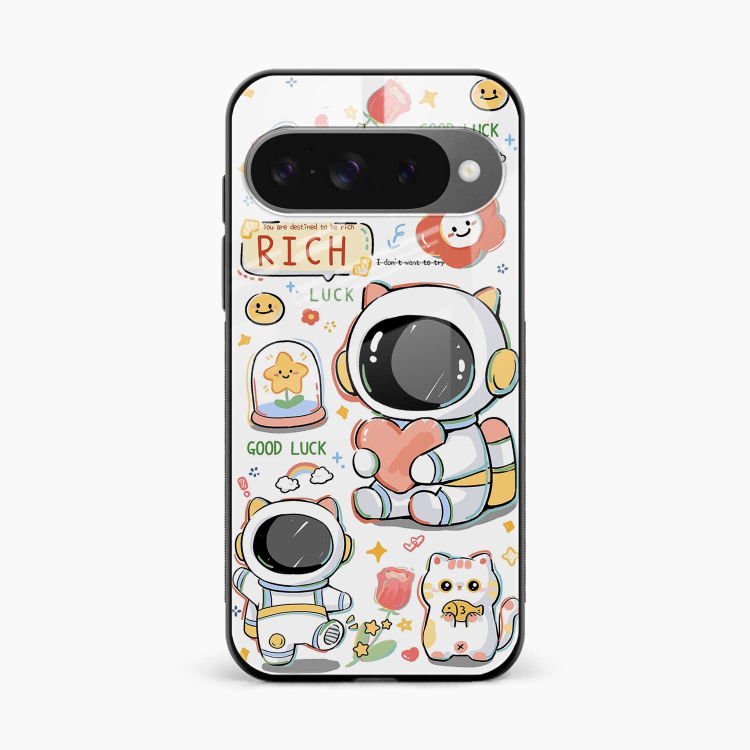 Cute Astronaut Google Pixel 10 Back Cover