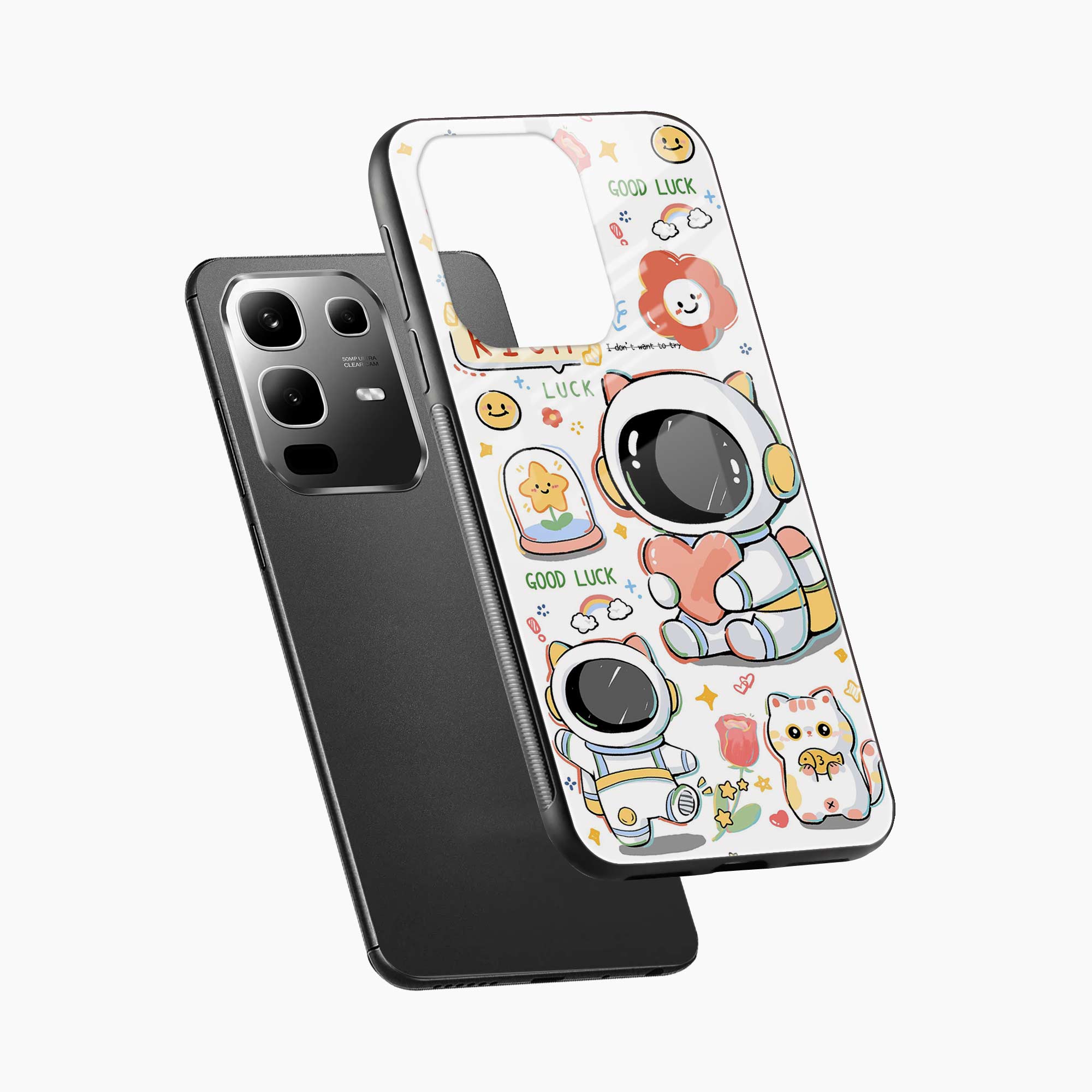 Cute Astronaut Infinix Note 50s 5G Plus Back Cover