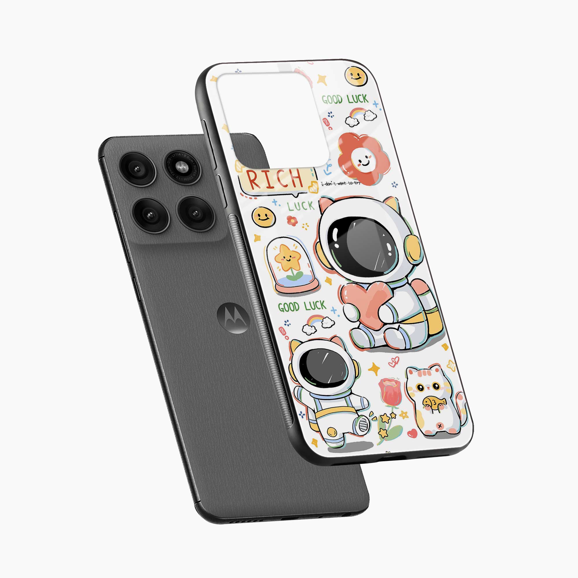 Cute Astronaut Motorola Edge 60 5G Back Cover