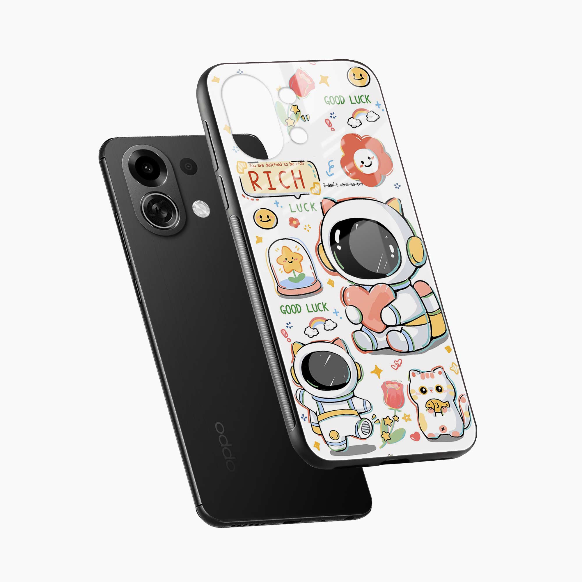 Cute Astronaut Oppo K13 Turbo 5G Back Cover