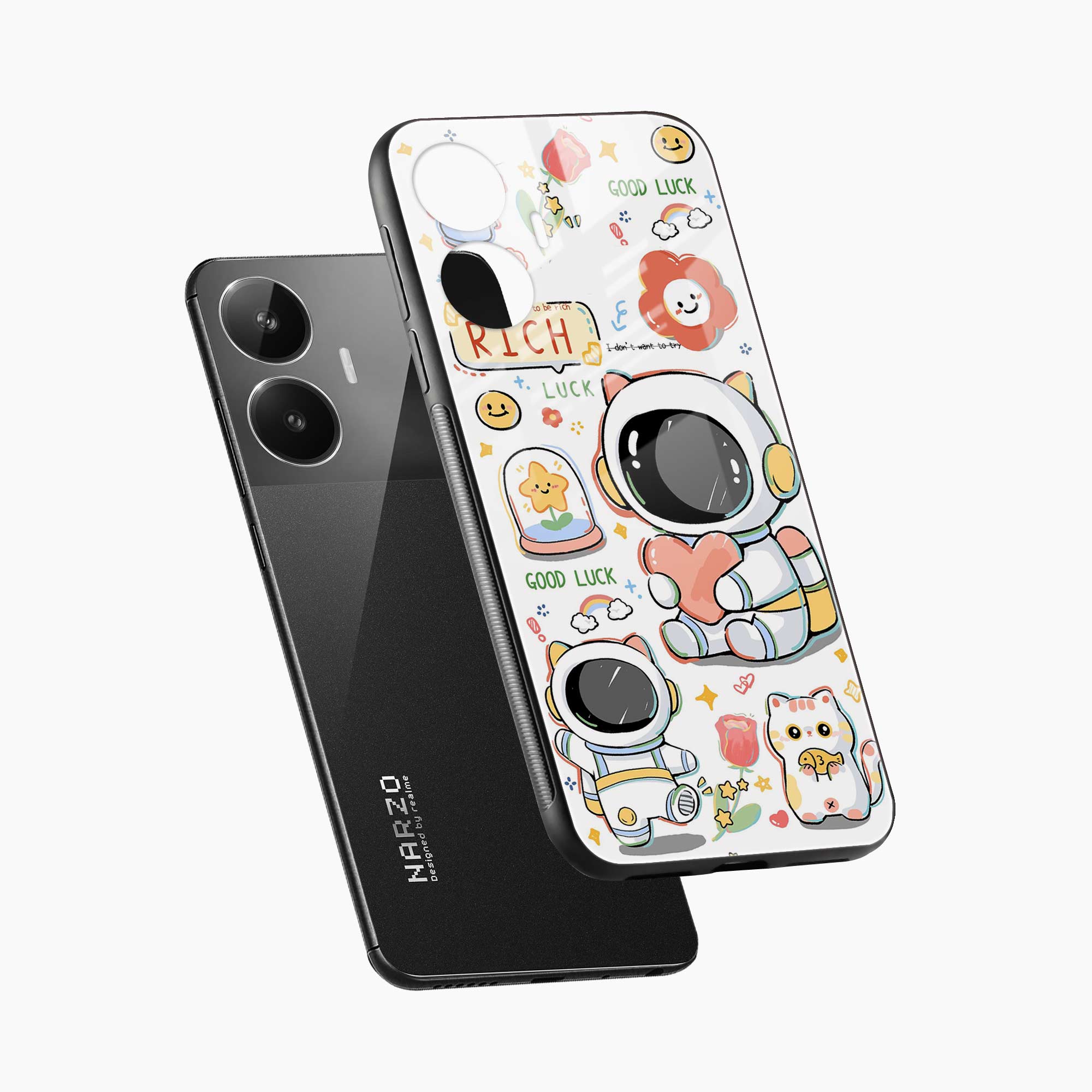 Cute Astronaut Realme Narzo N55 Back Cover