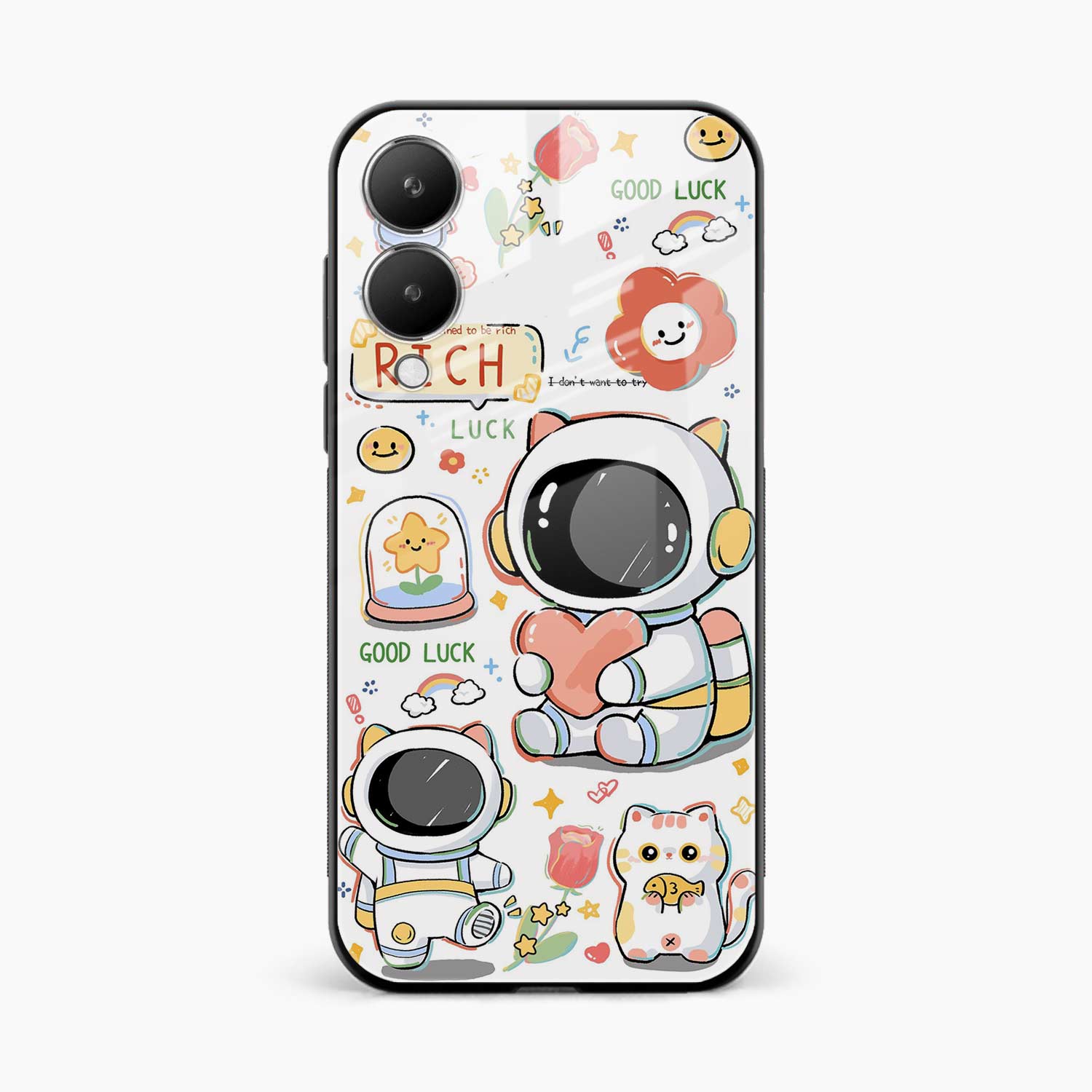 Cute Astronaut Vivo Y28 5G Back Cover