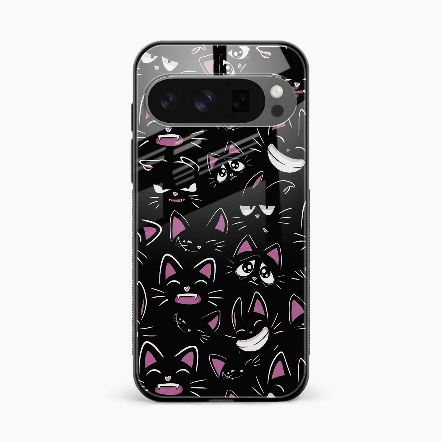 Cute Black Cat Google Pixel 10 Pro Back Cover