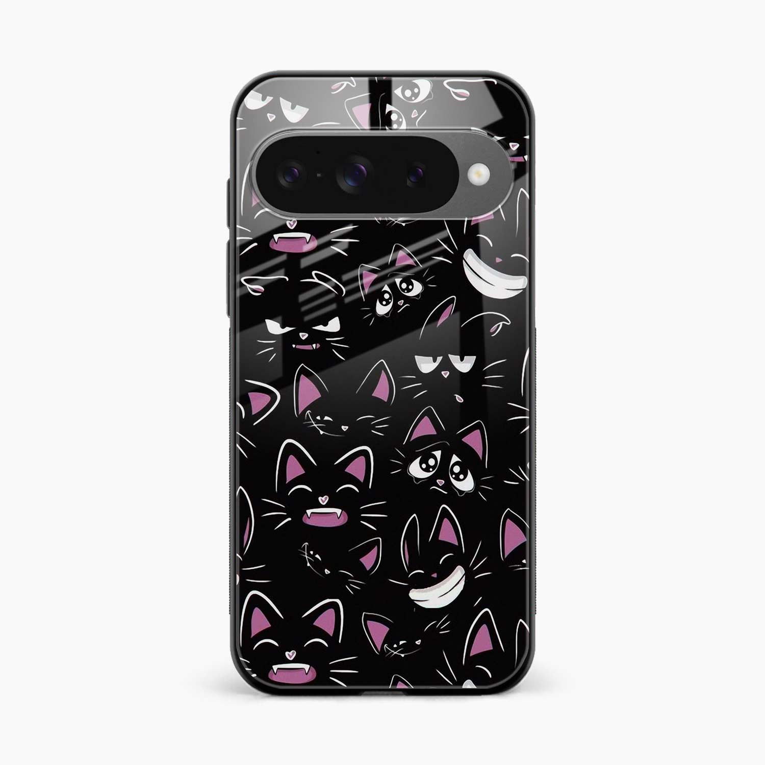 Cute Black Cat Google Pixel 10 Back Cover