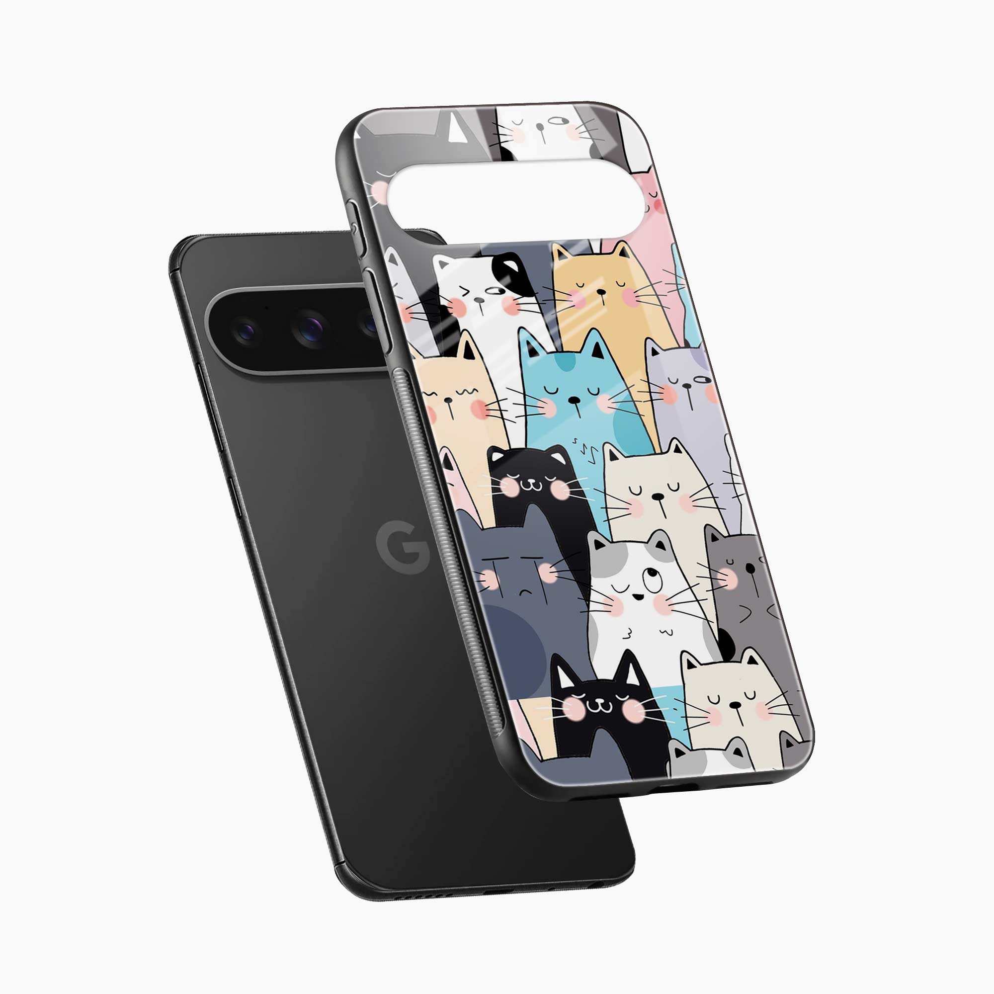 Cute Cat Google Pixel 10 Pro Back Cover