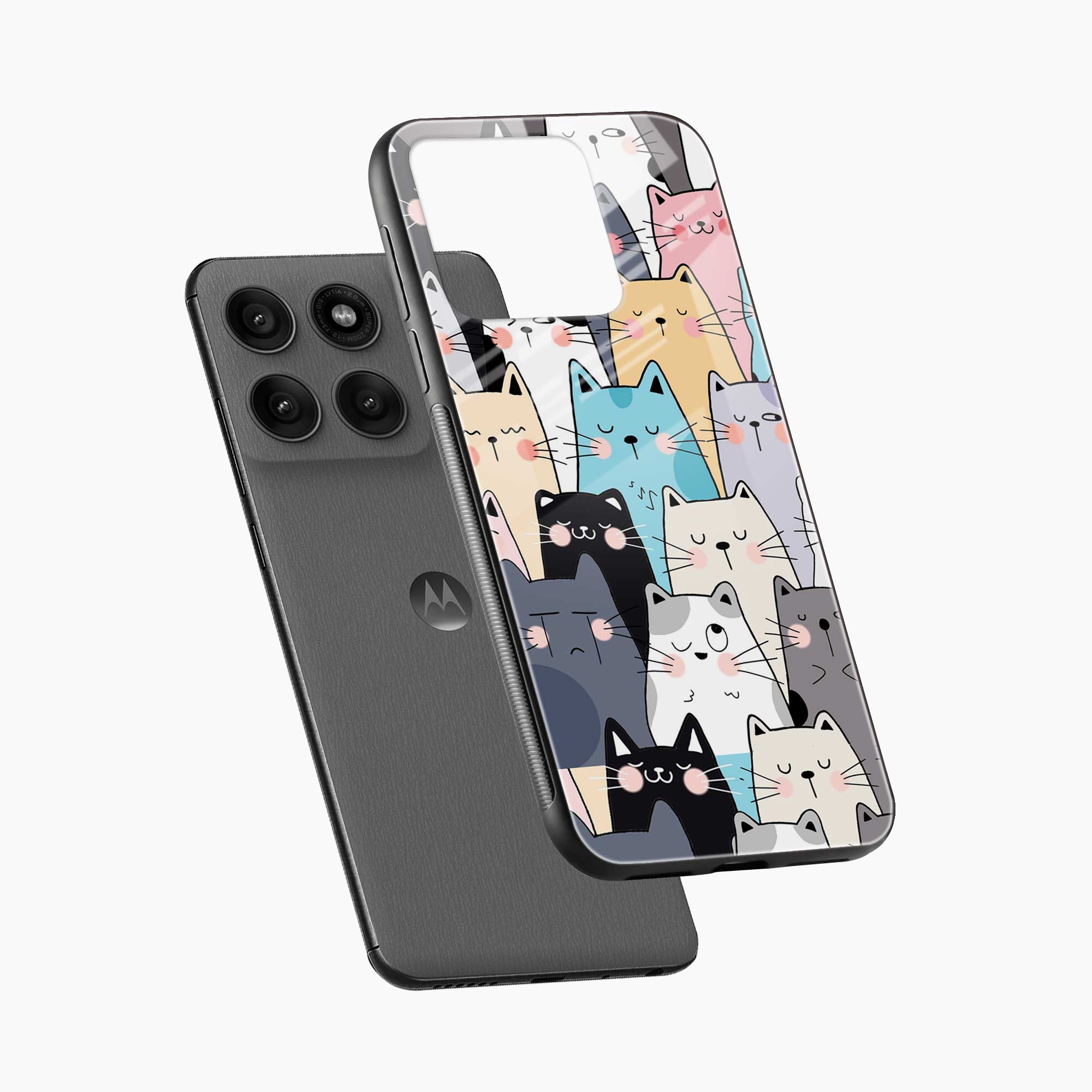 Cute Cat Motorola Edge 60 5G Back Cover