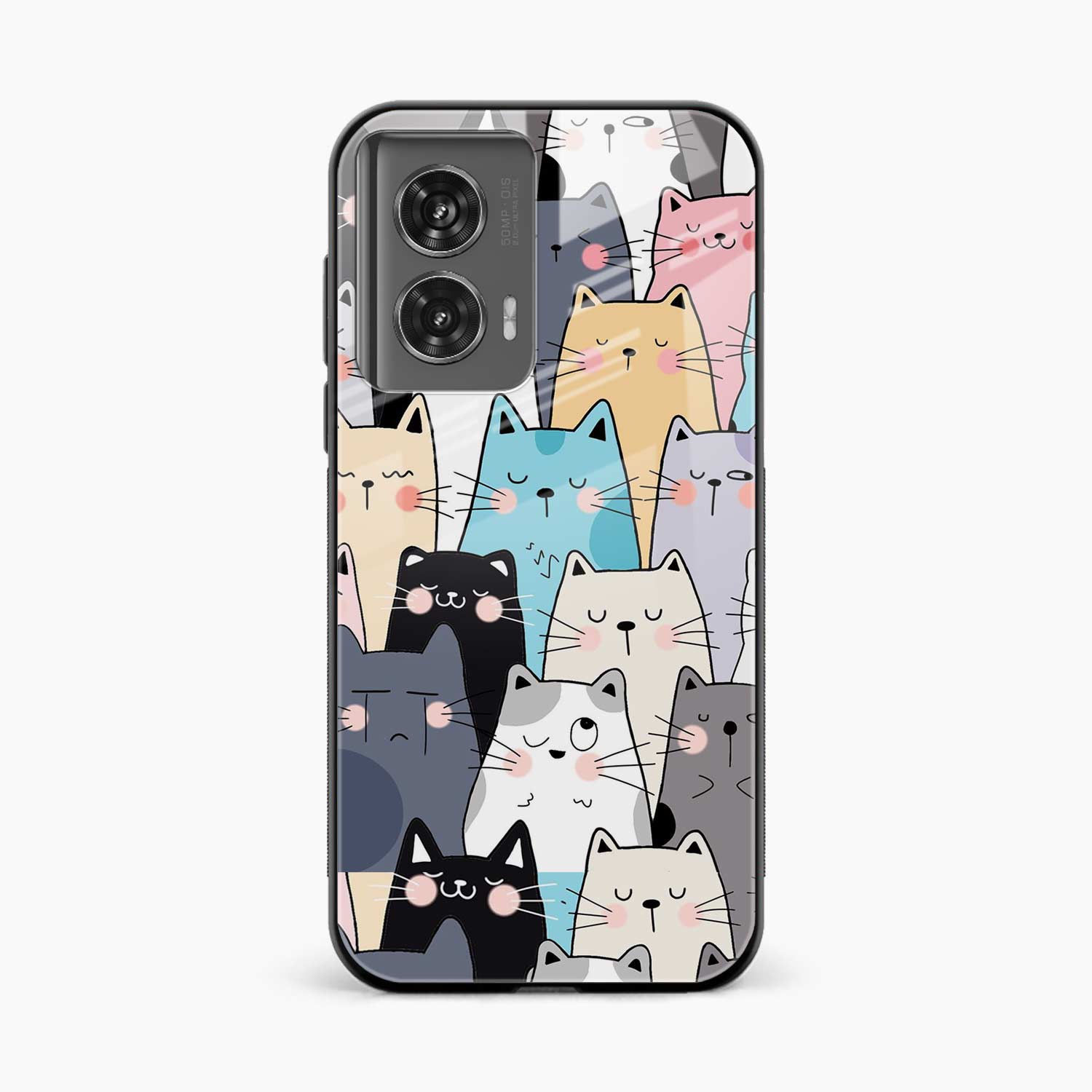 Cute Cat Motorola G96 5G Back Cover