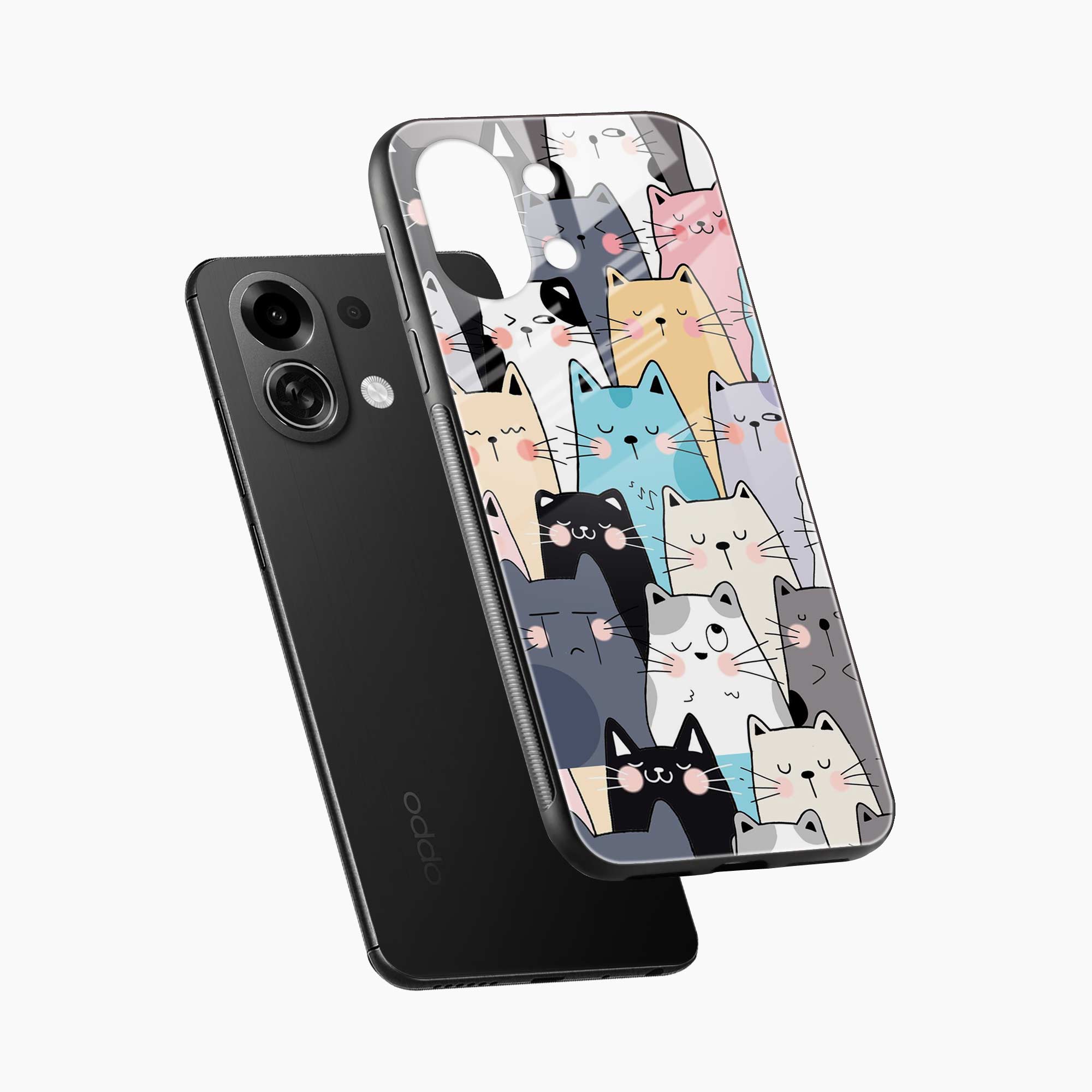 Cute Cat Oppo K13 Turbo 5G Back Cover