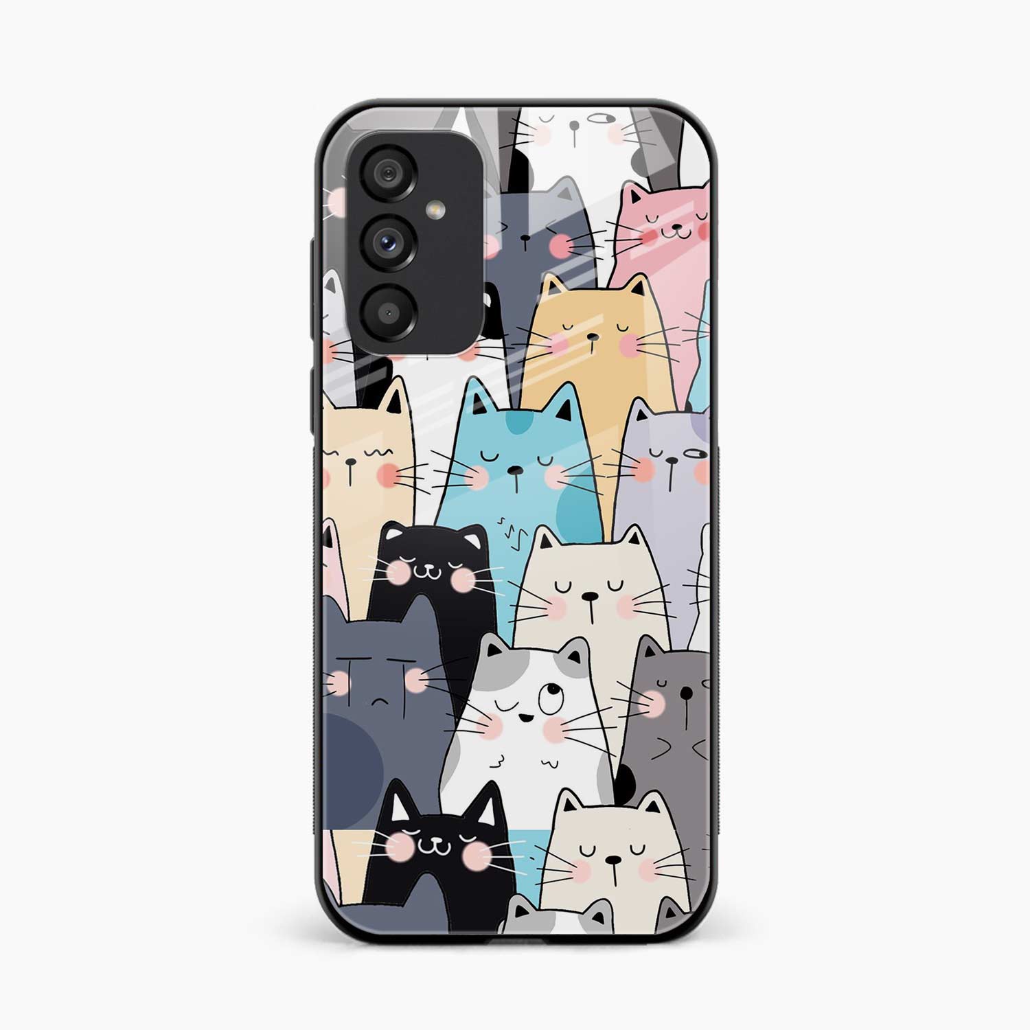 Cute Cat Samsung S25 FE Back Cover