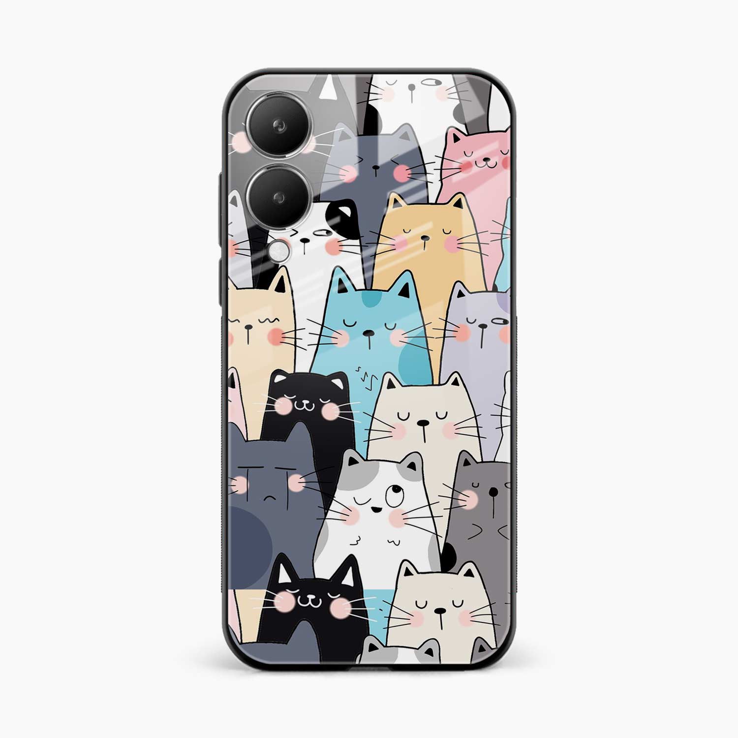 Cute Cat Vivo Y28 5G Back Cover