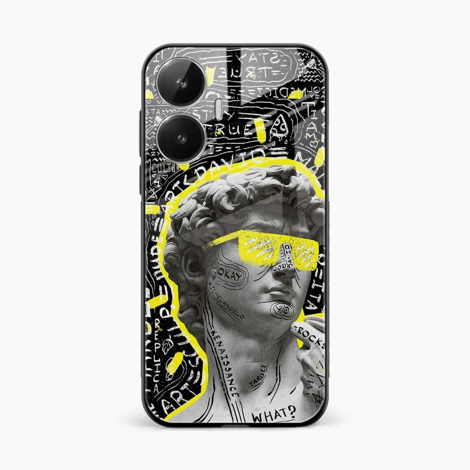 David Realme Narzo N55 Back Cover