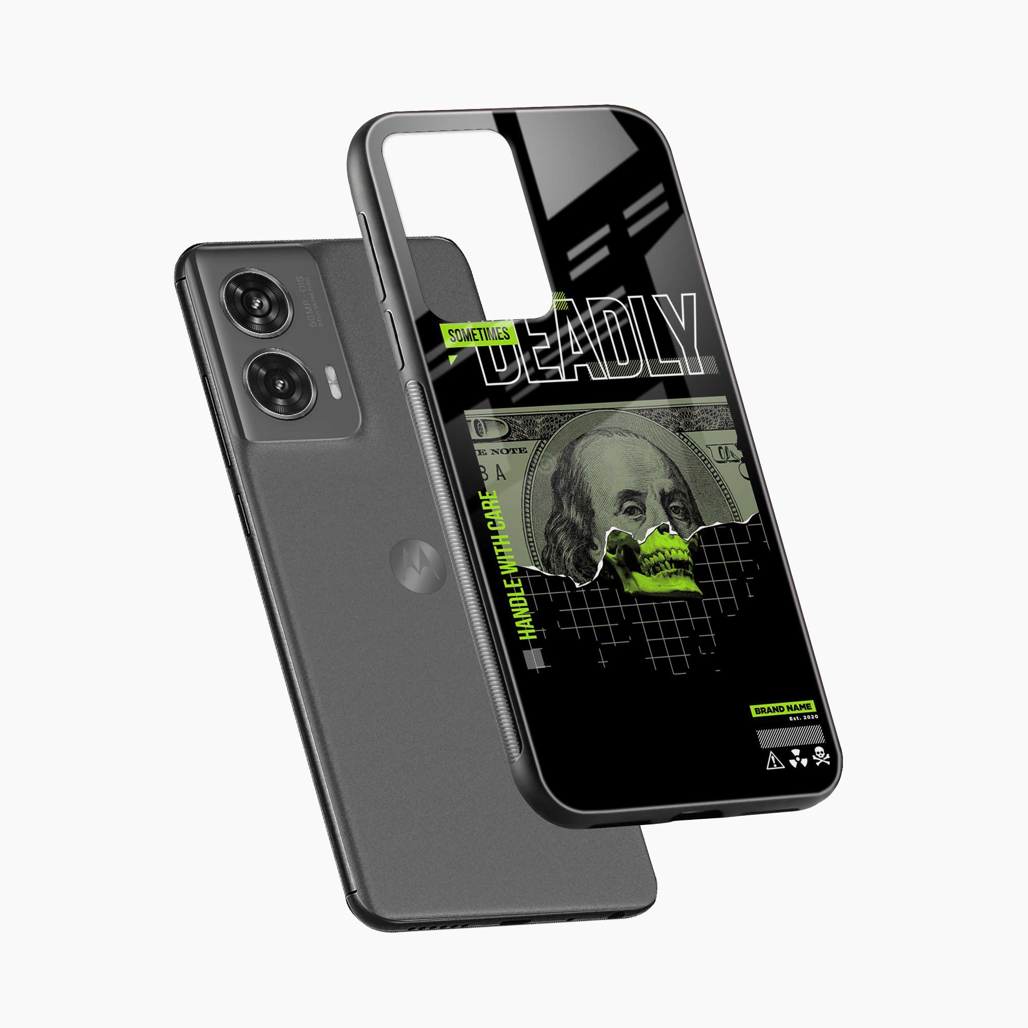 Deadly Dollar Motorola G96 5G Back Cover