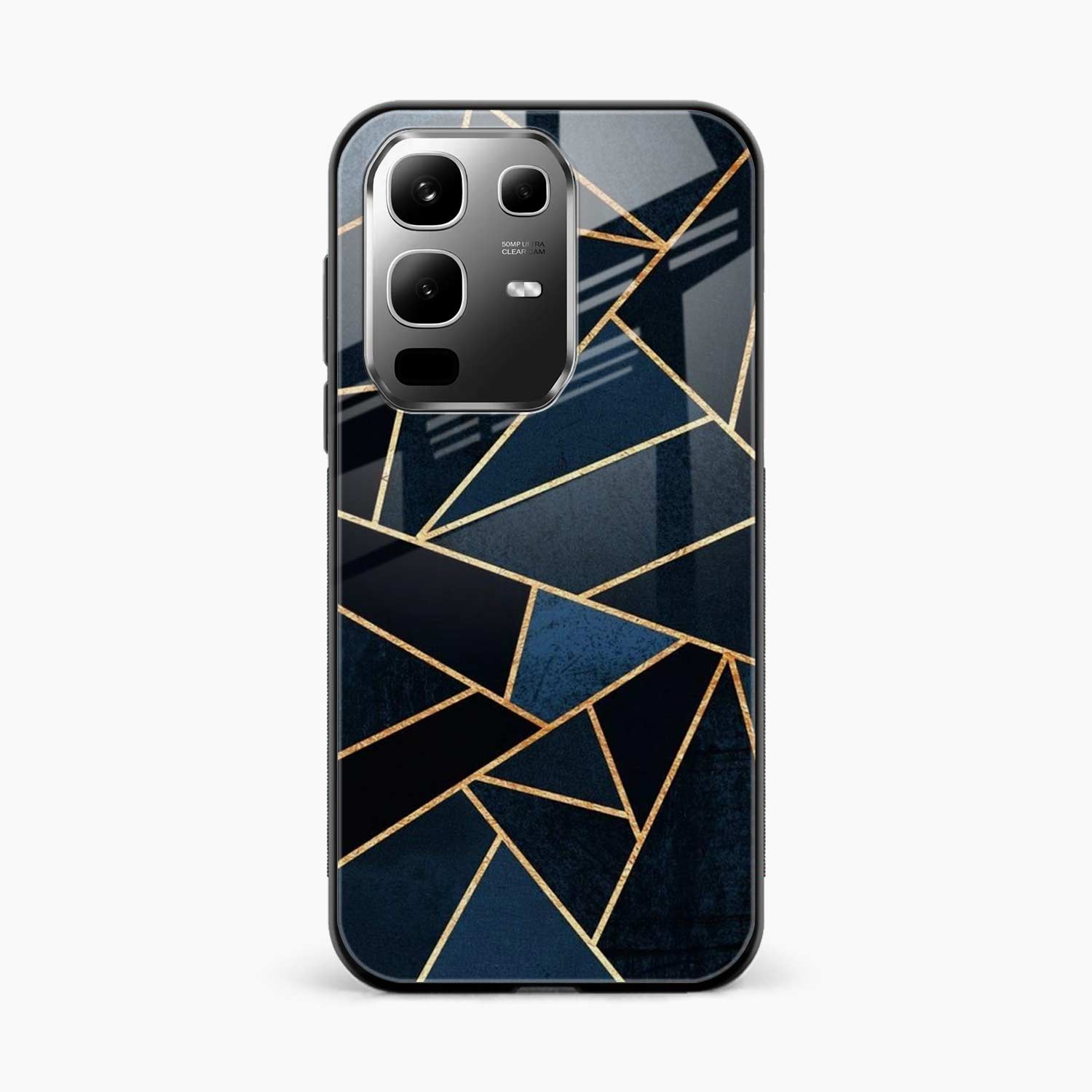 Diagonal Marble Golden Cut Infinix Note 50s 5G Plus Back Cover