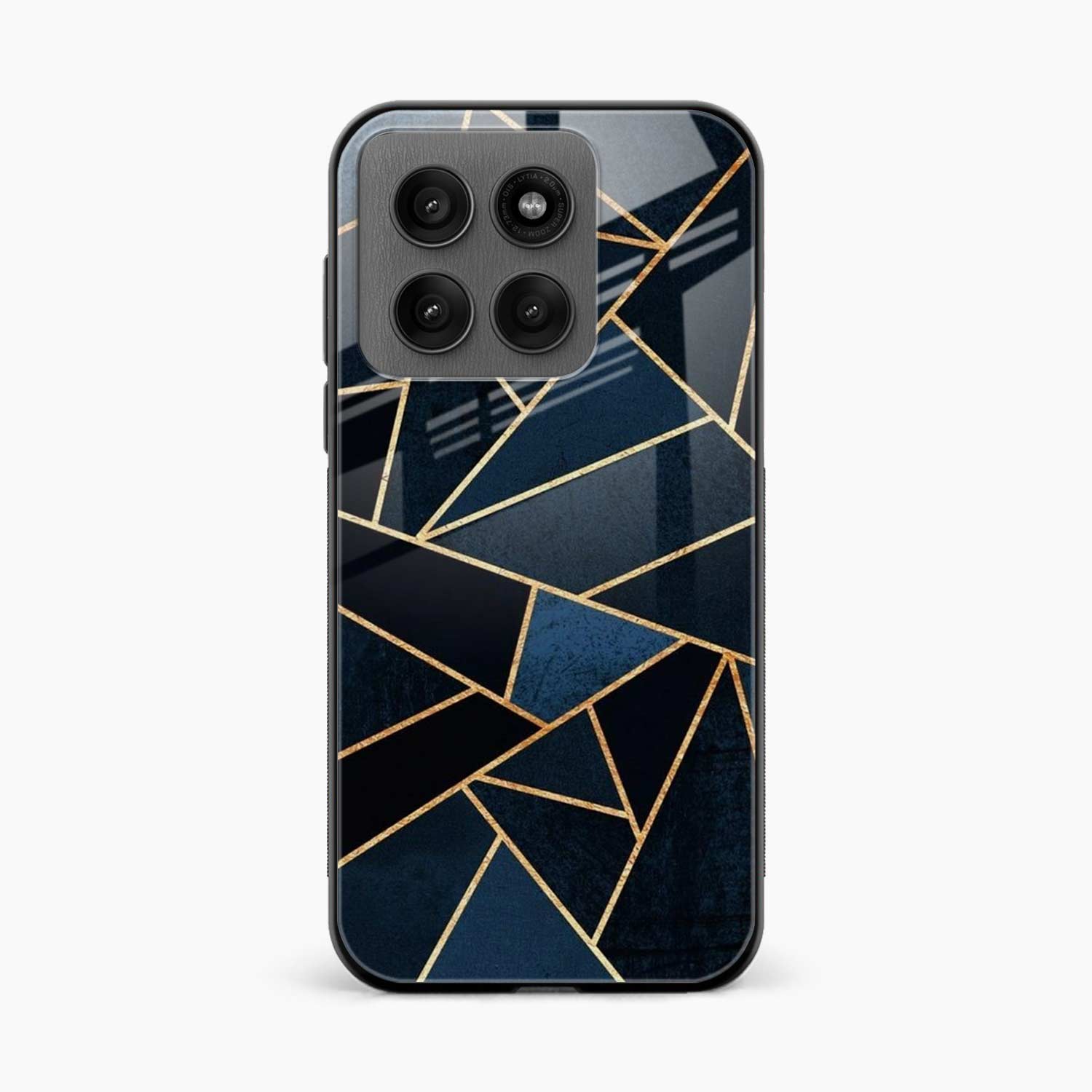 Diagonal Marble Golden Cut Motorola Edge 60 5G Back Cover